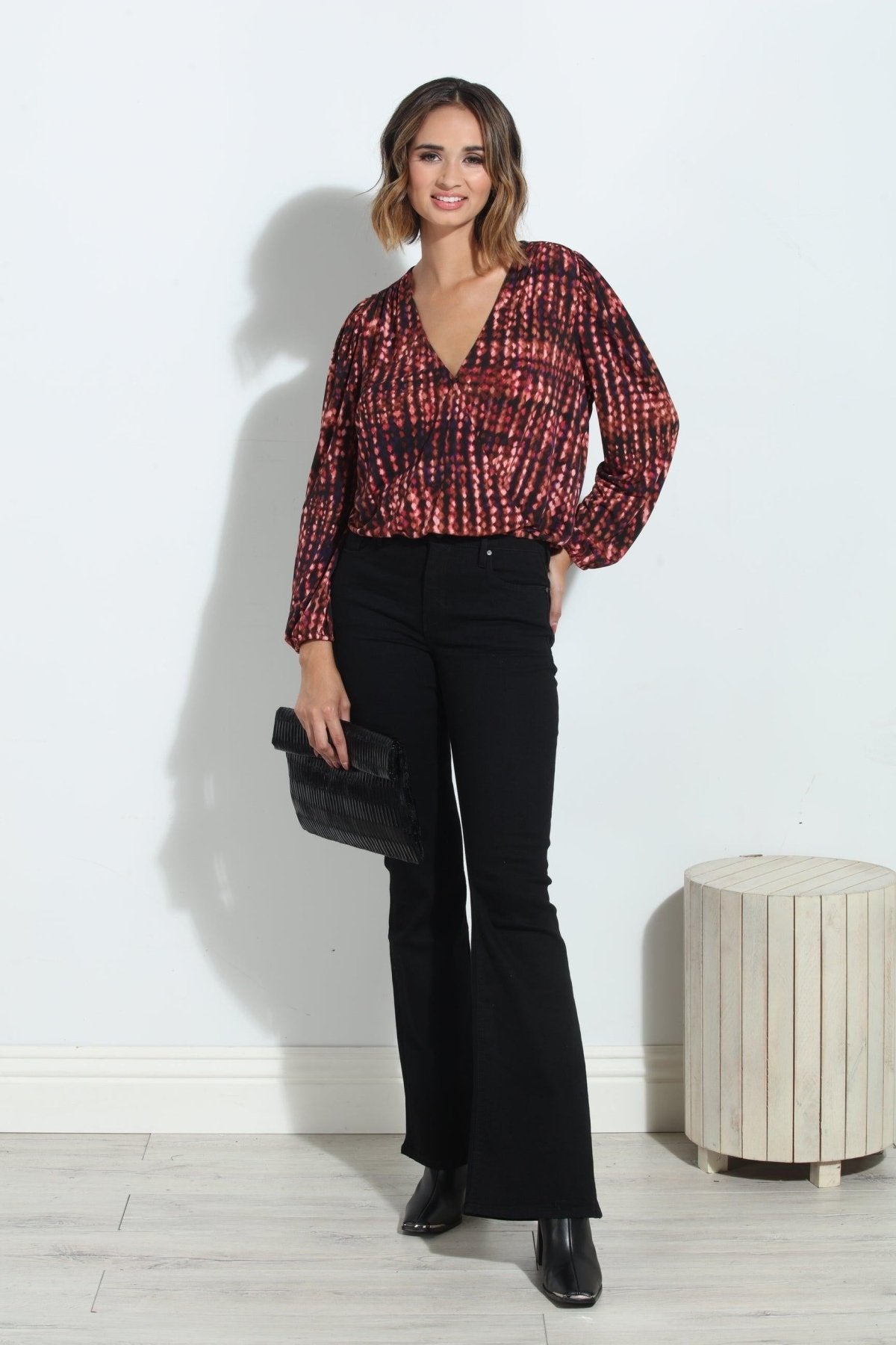 Unpublished Janet Black Flare Jeans-FINAL SALE