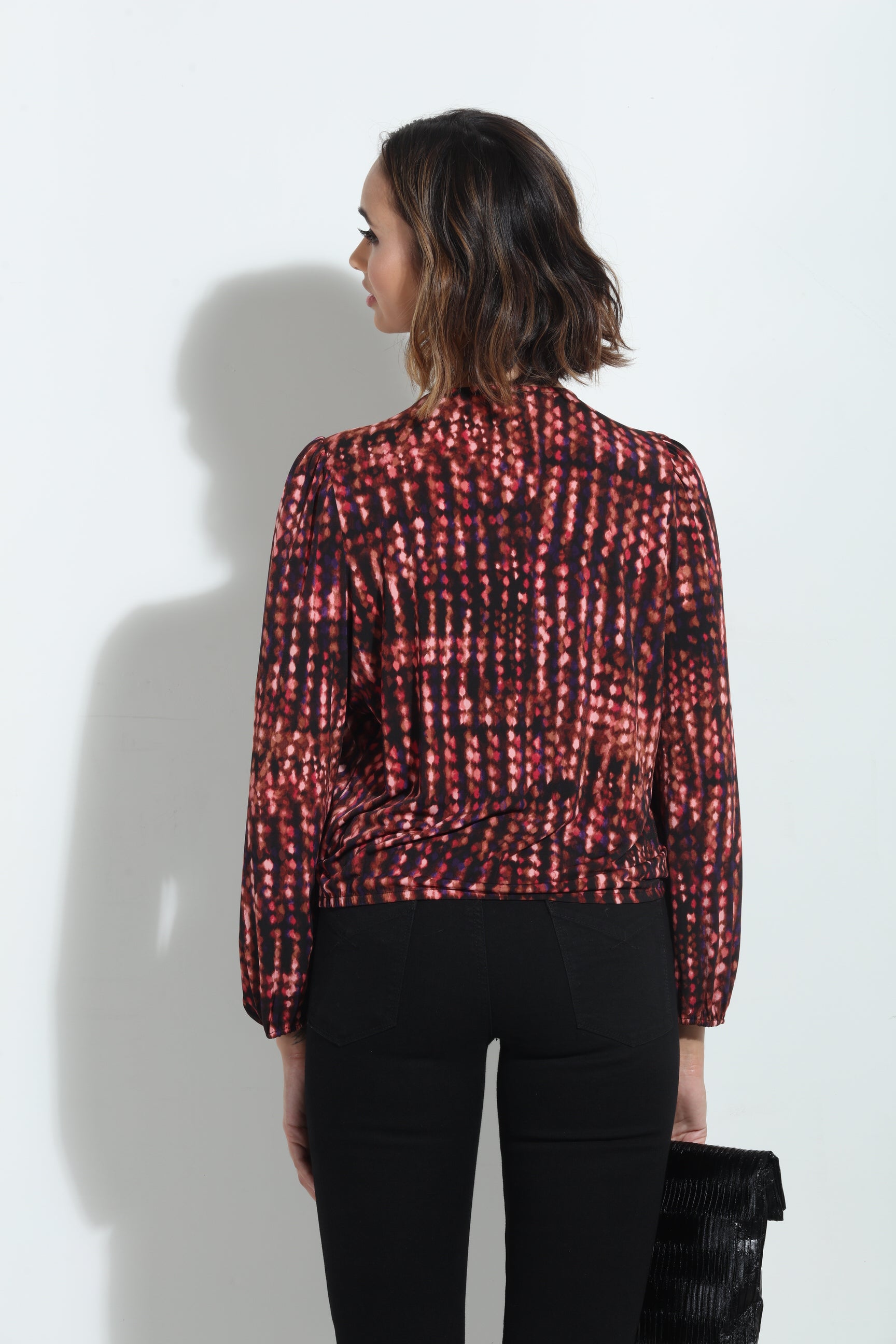 Charli Mom Cropped Surplice Top-FINAL SALE