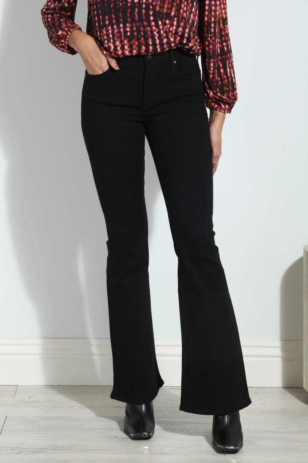 Unpublished Janet Black Flare Jeans-FINAL SALE