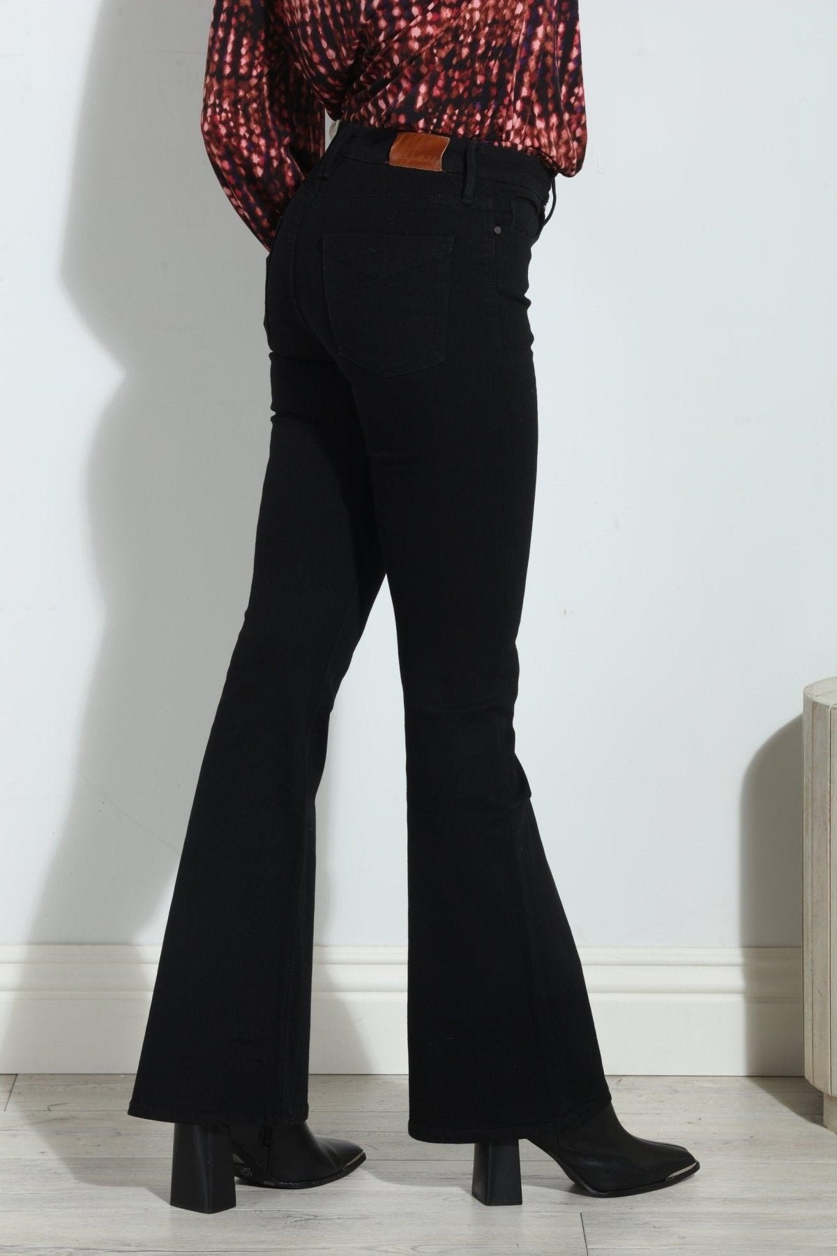 Unpublished Janet Black Flare Jeans-FINAL SALE