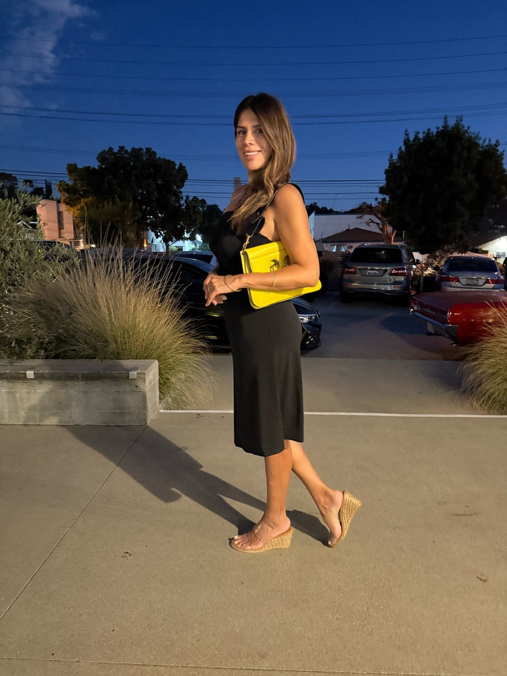 Black Stretch Halter Dress-BEST SELLER