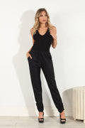 Kiara Foil Stretch Joggers