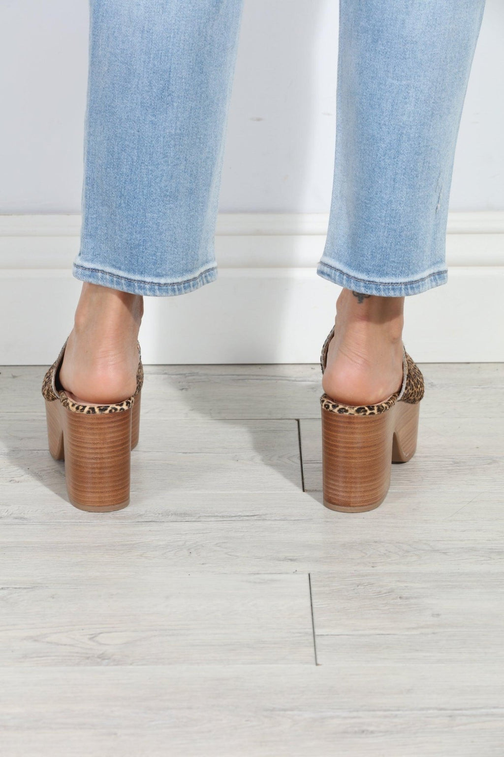 Isolda Leopard Clog-BEST SELLER