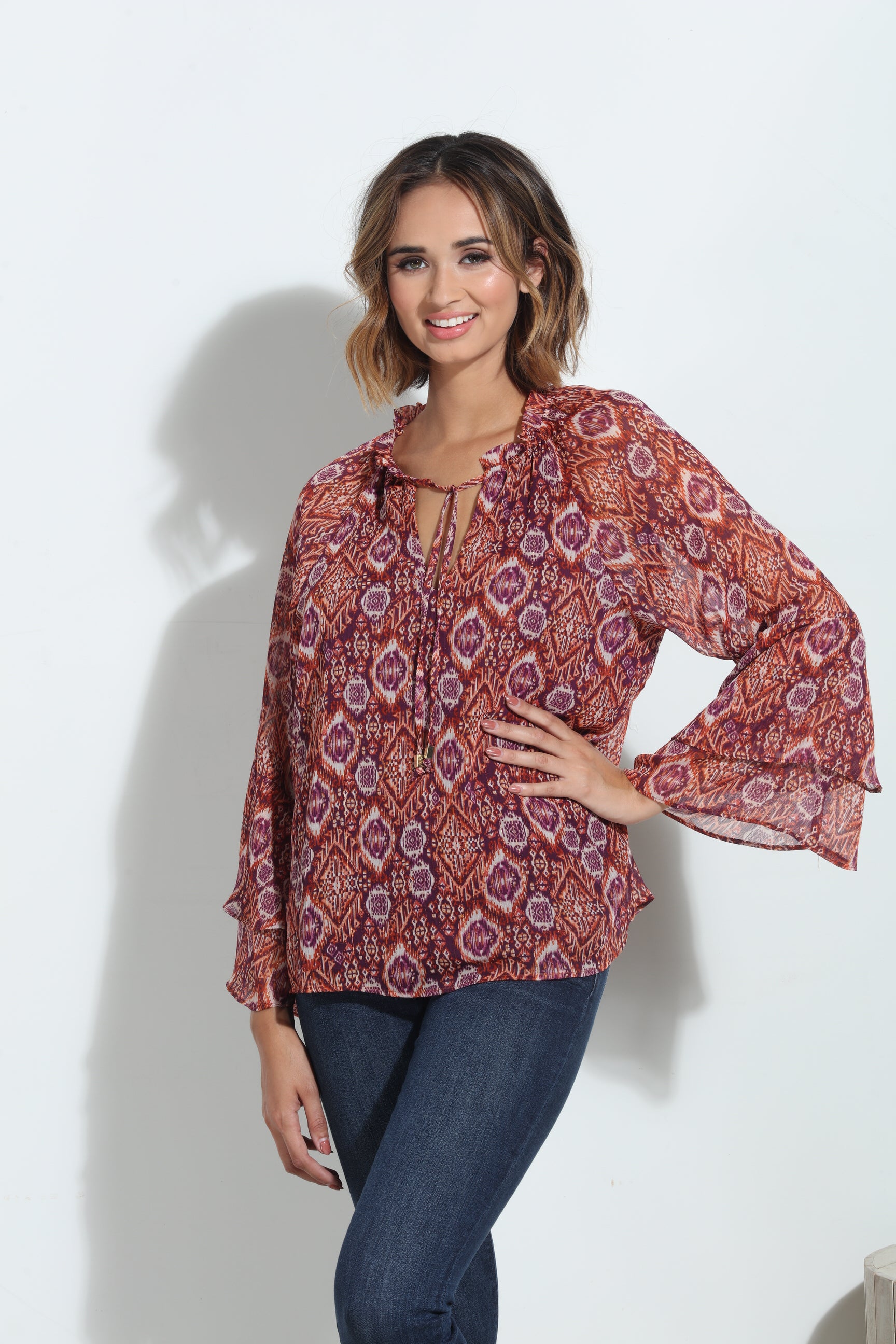 Nelly Flare Sleeve Blouse-BEST SELLER