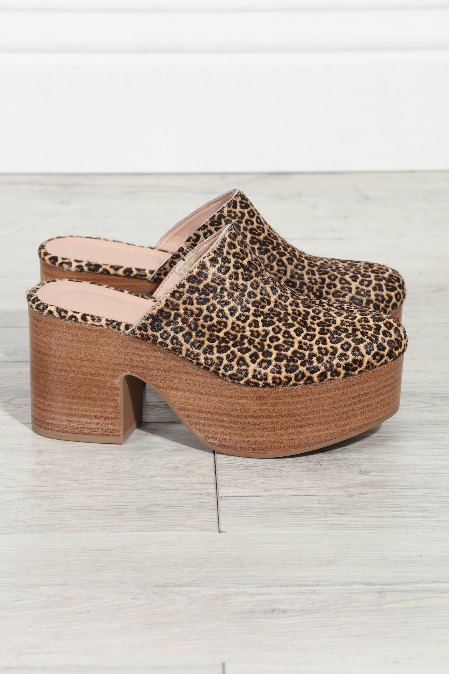 Isolda Leopard Clog-BEST SELLER