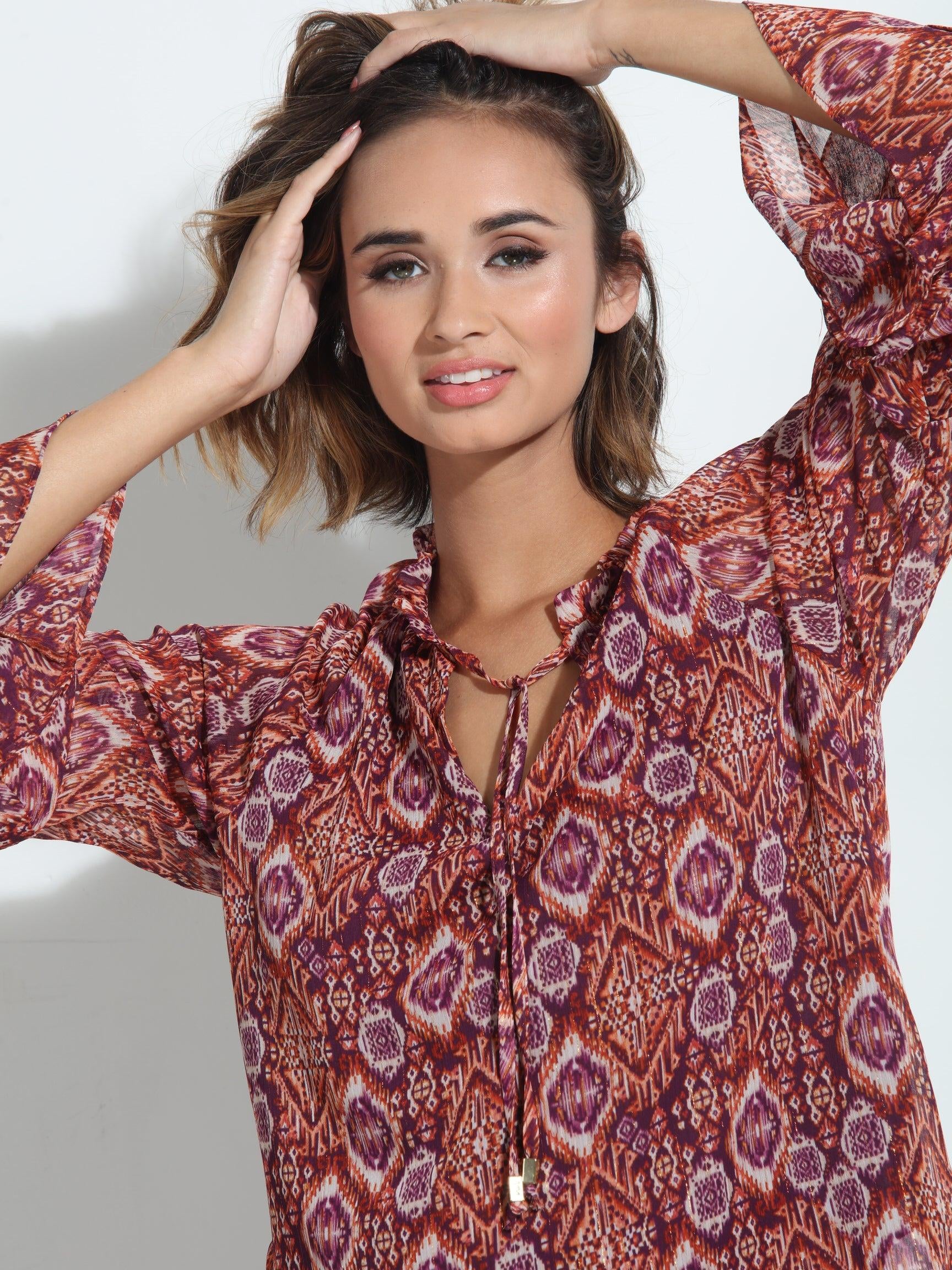 Nelly Flare Boho Sleeve Blouse-FINAL SALE