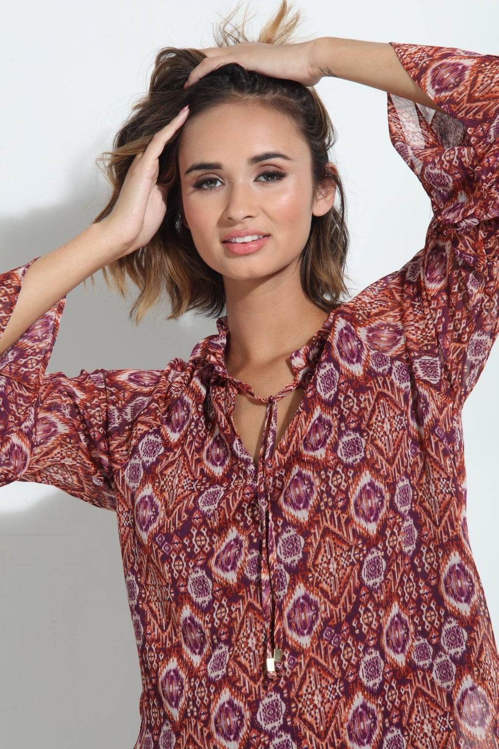 Nelly Flare Boho Sleeve Blouse-FINAL SALE