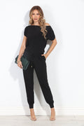 Black ITY Off The Shoulder Jumpsuit-BEST SELLER