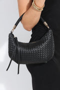 Rhea Woven Shoulder Purse