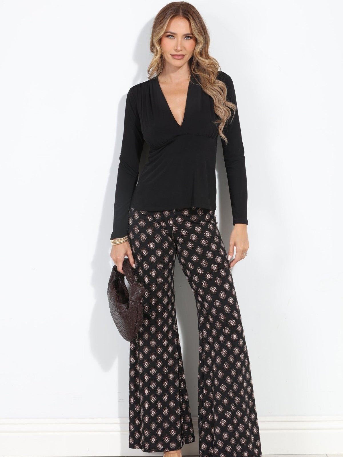 Thalia Flare Leg Stretch Pants