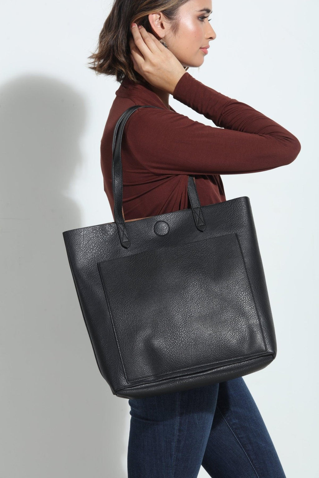 Two-Toned Work Tote