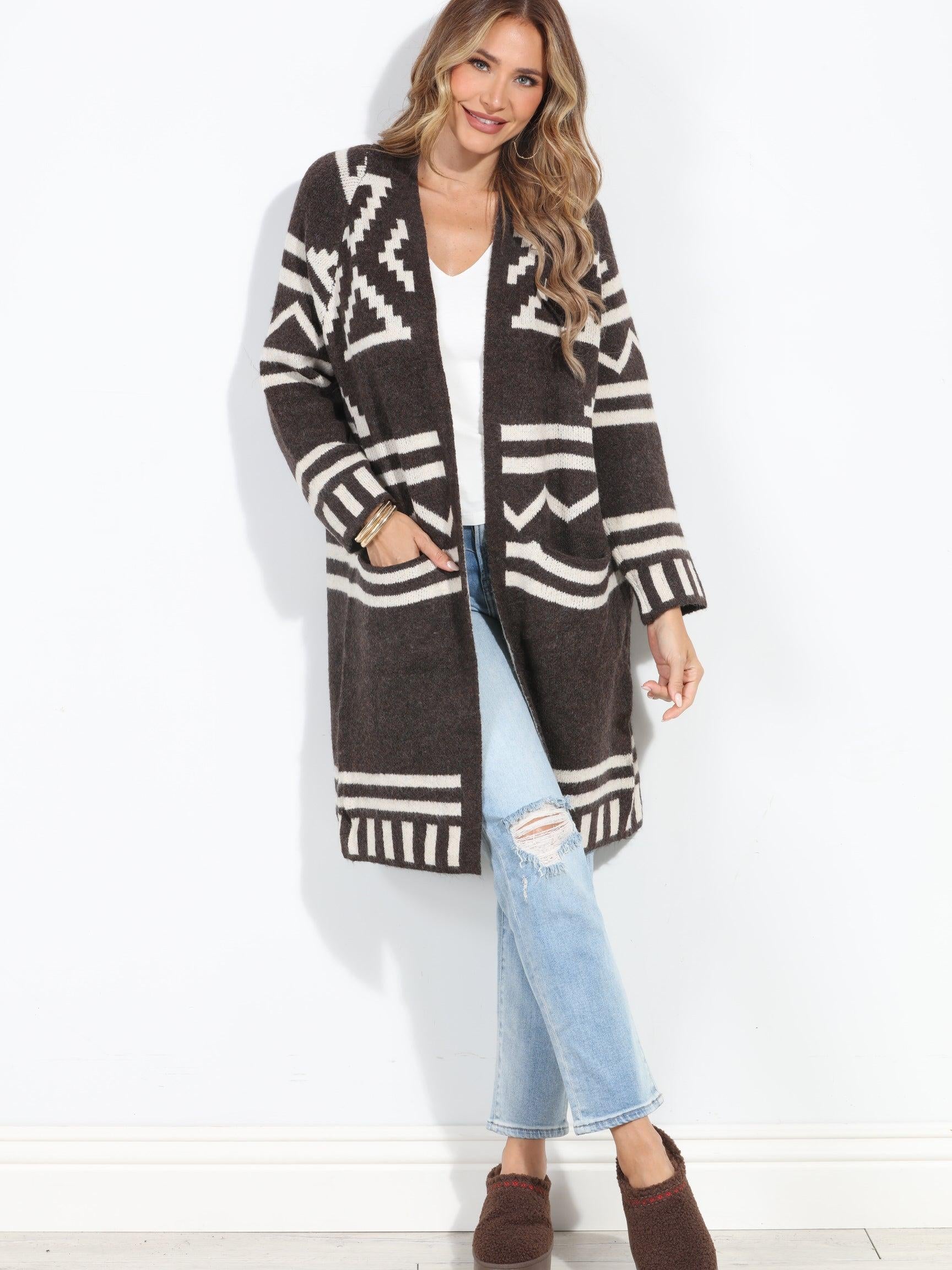 Throw on Coffee Run Duster-FINAL SALE
