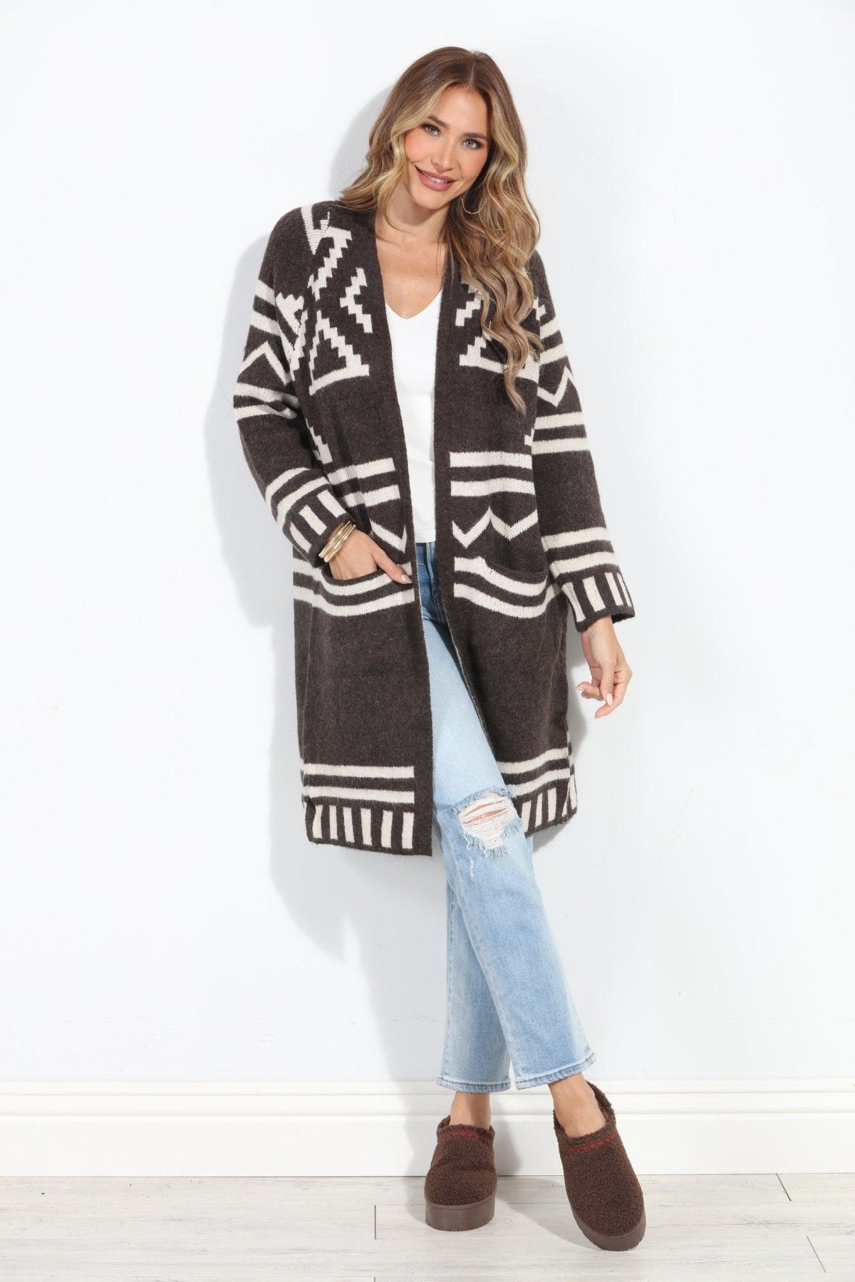 Throw on Coffee Run Duster-FINAL SALE