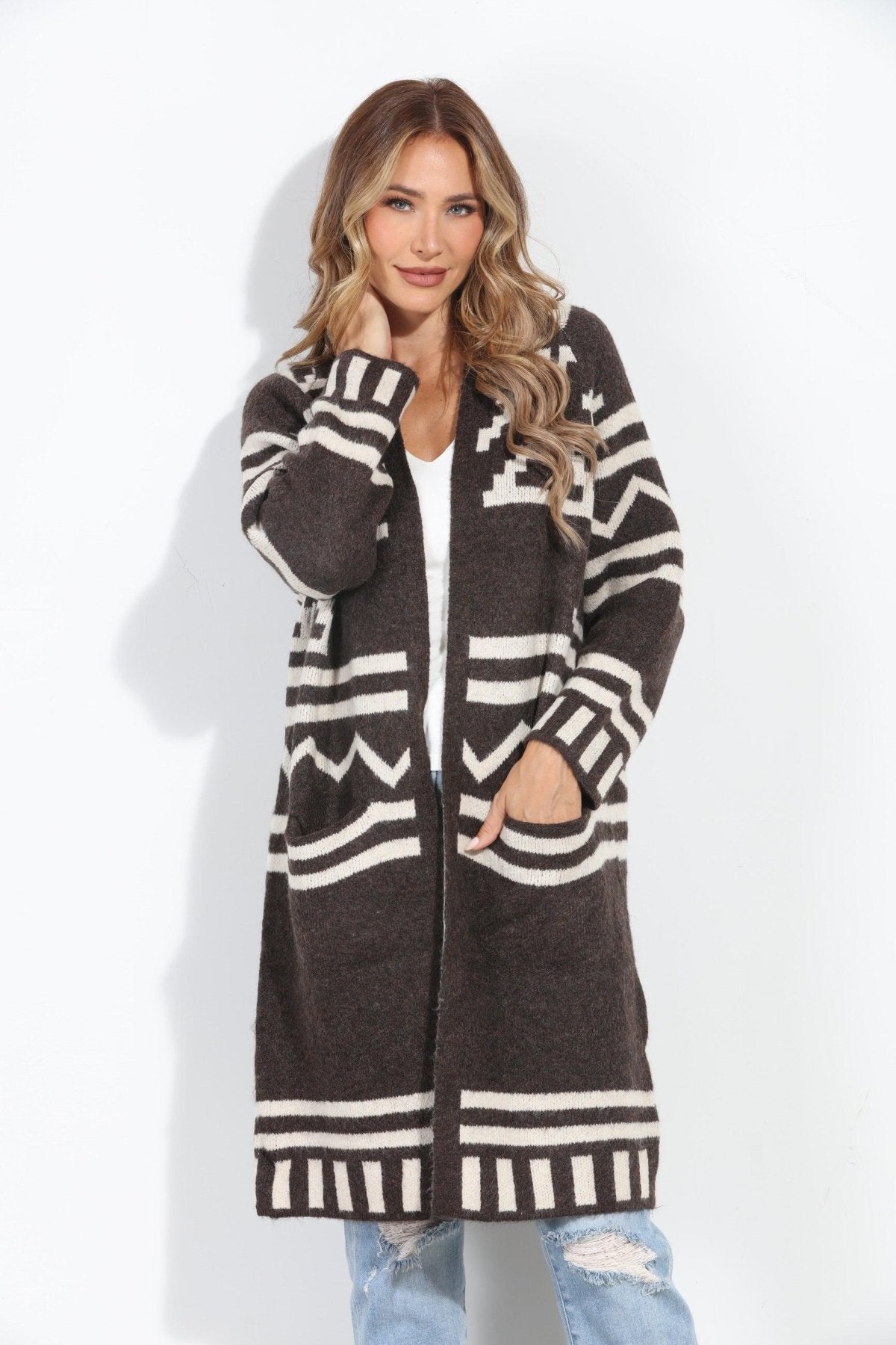 Throw on Coffee Run Duster-FINAL SALE