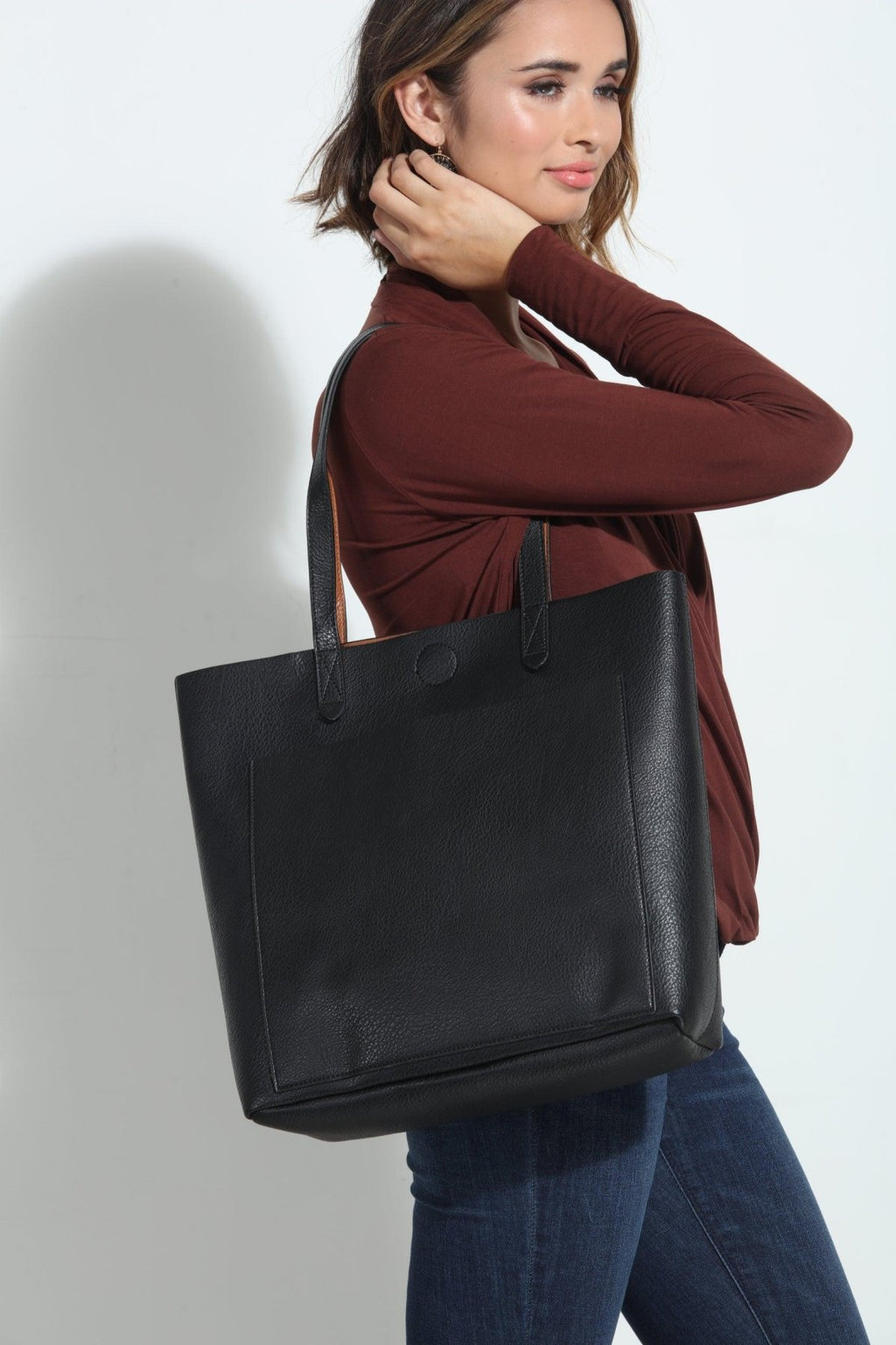 Two-Toned Work Tote