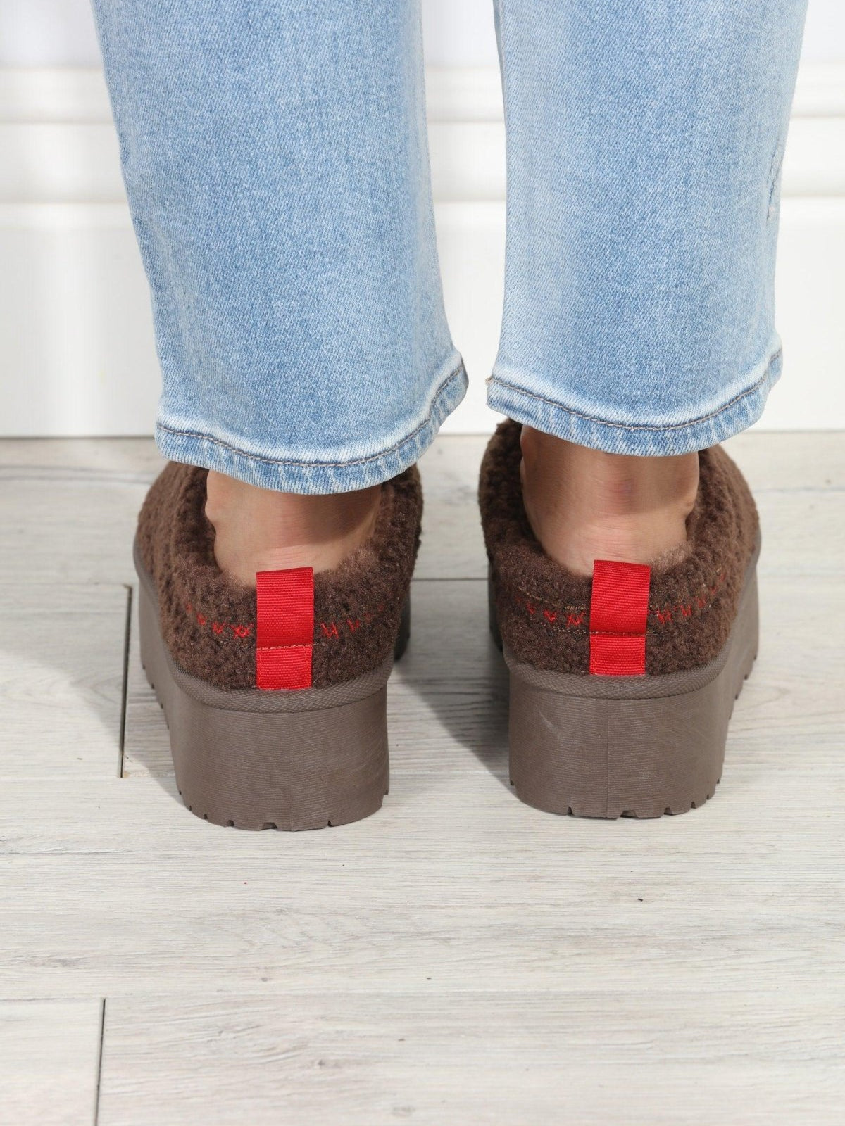 Chocolate Cozy Slides-FINAL SALE