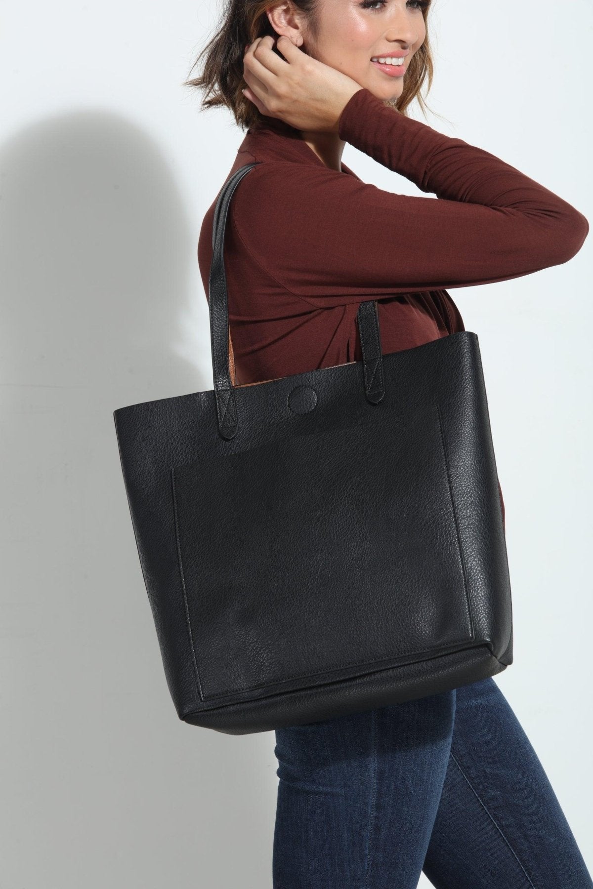 Two-Toned Work Tote