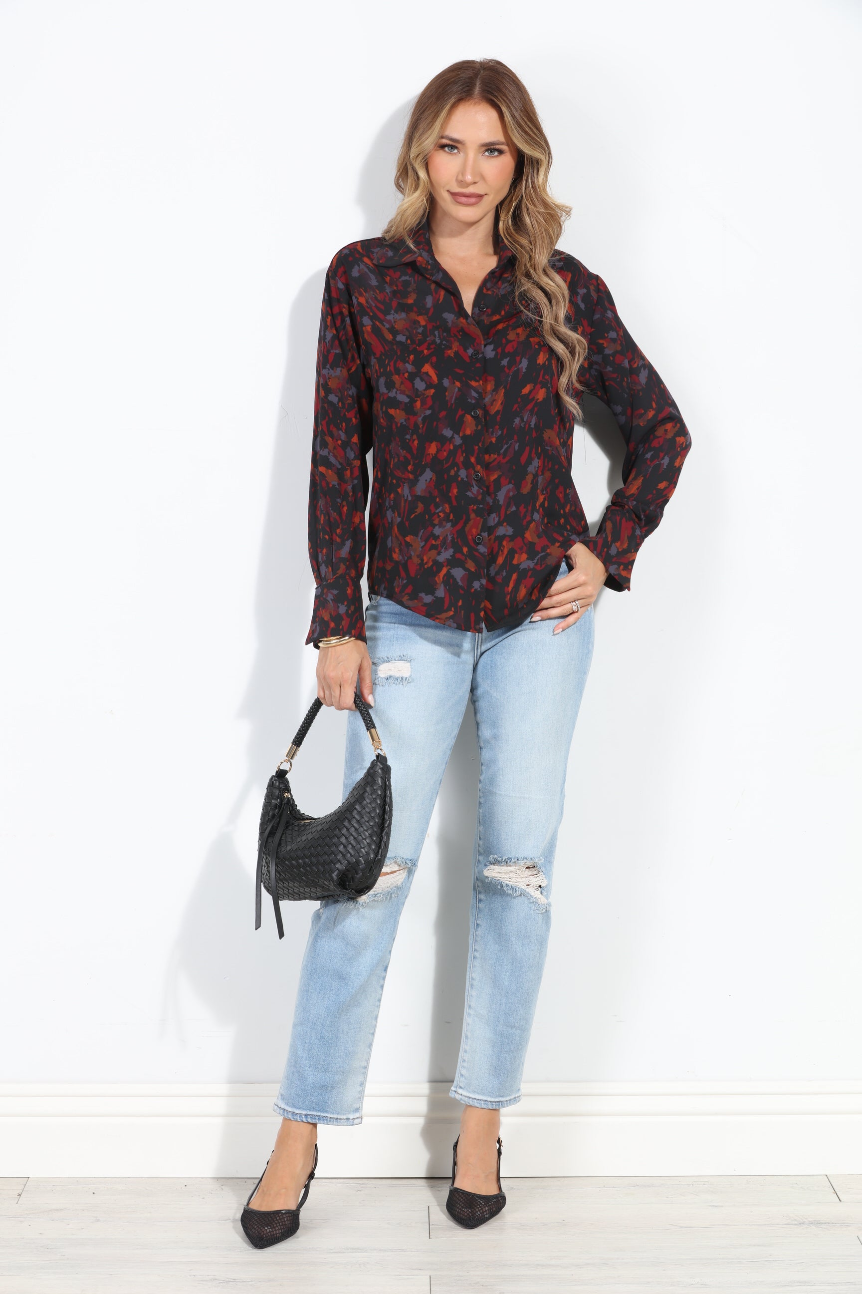 Galinda Politan Button Blouse-BEST SELLER