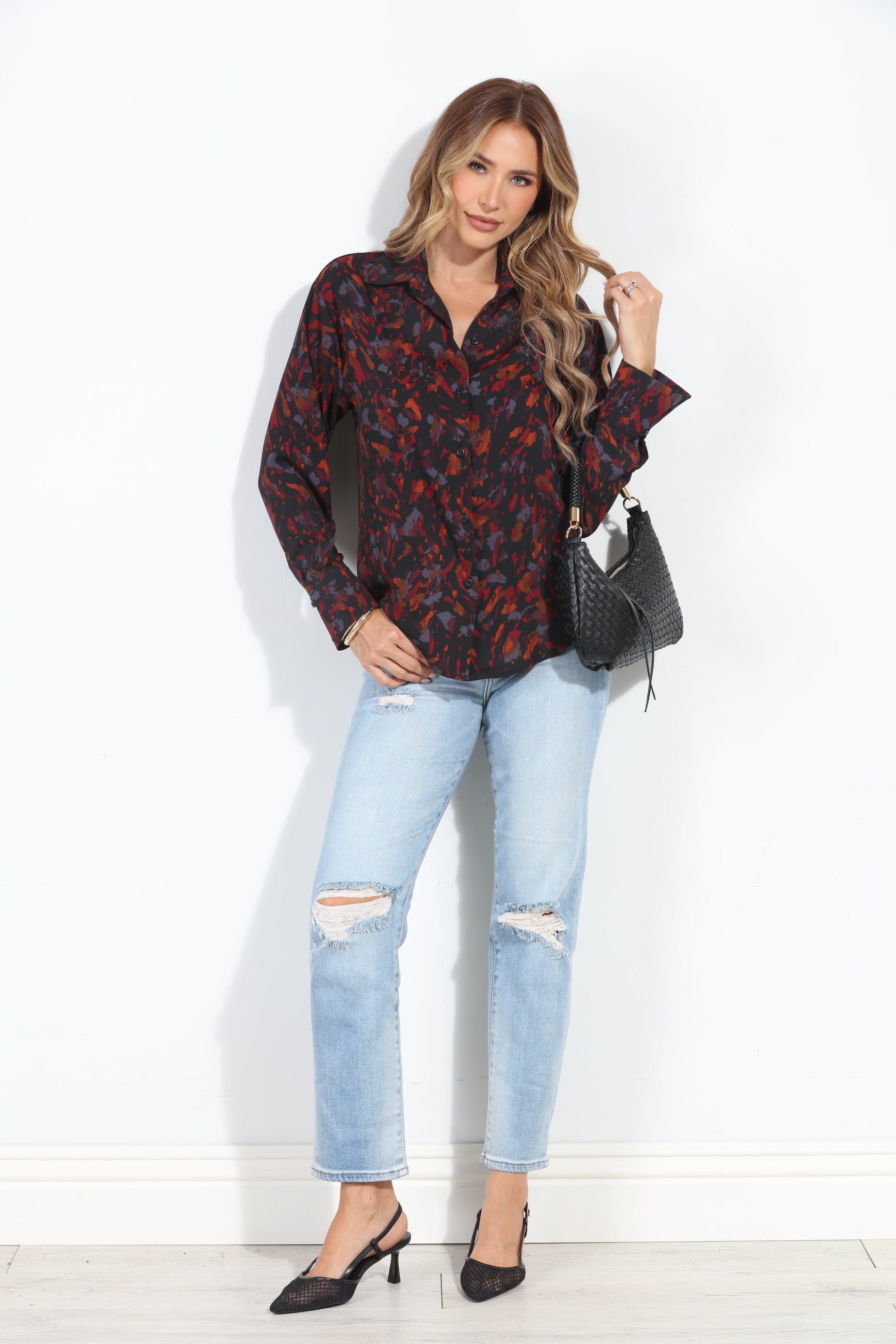 Galinda Politan Button Blouse-BEST SELLER