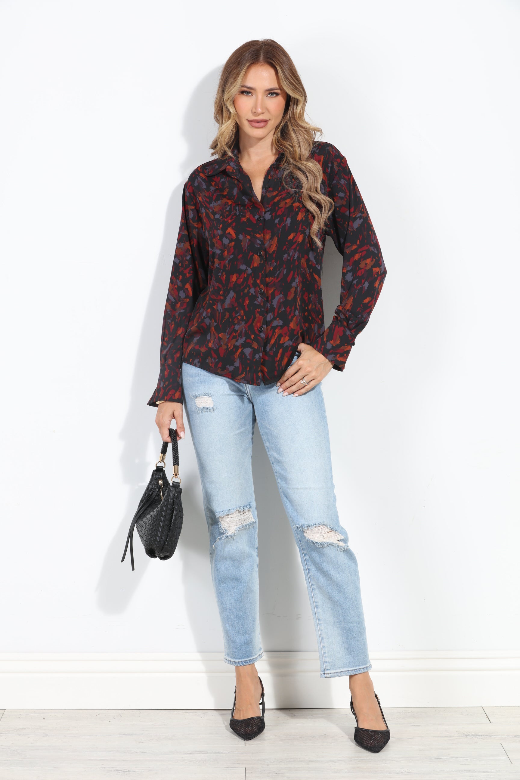 Galinda Politan Button Blouse-BEST SELLER