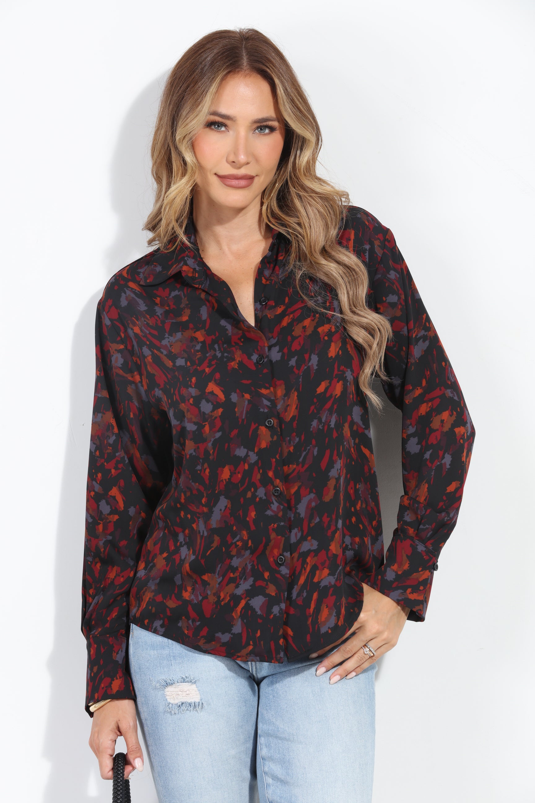 Galinda Politan Button Blouse-BEST SELLER