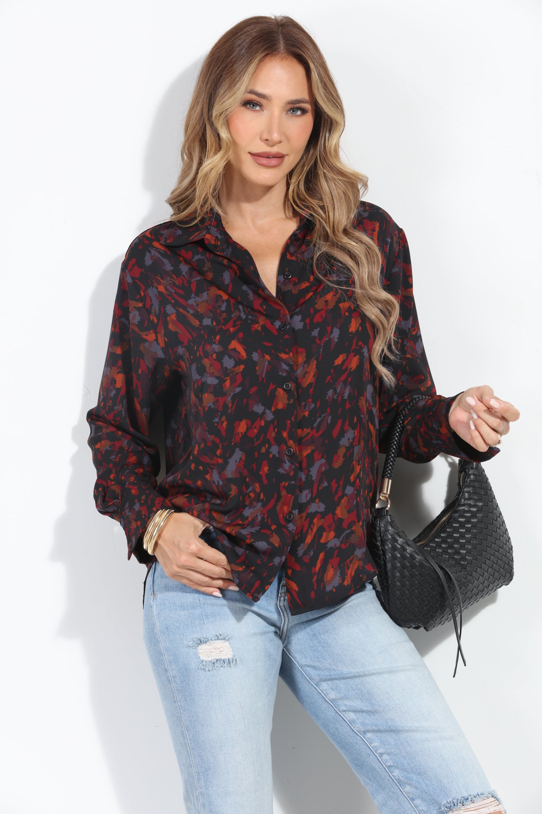 Galinda Politan Button Blouse-BEST SELLER