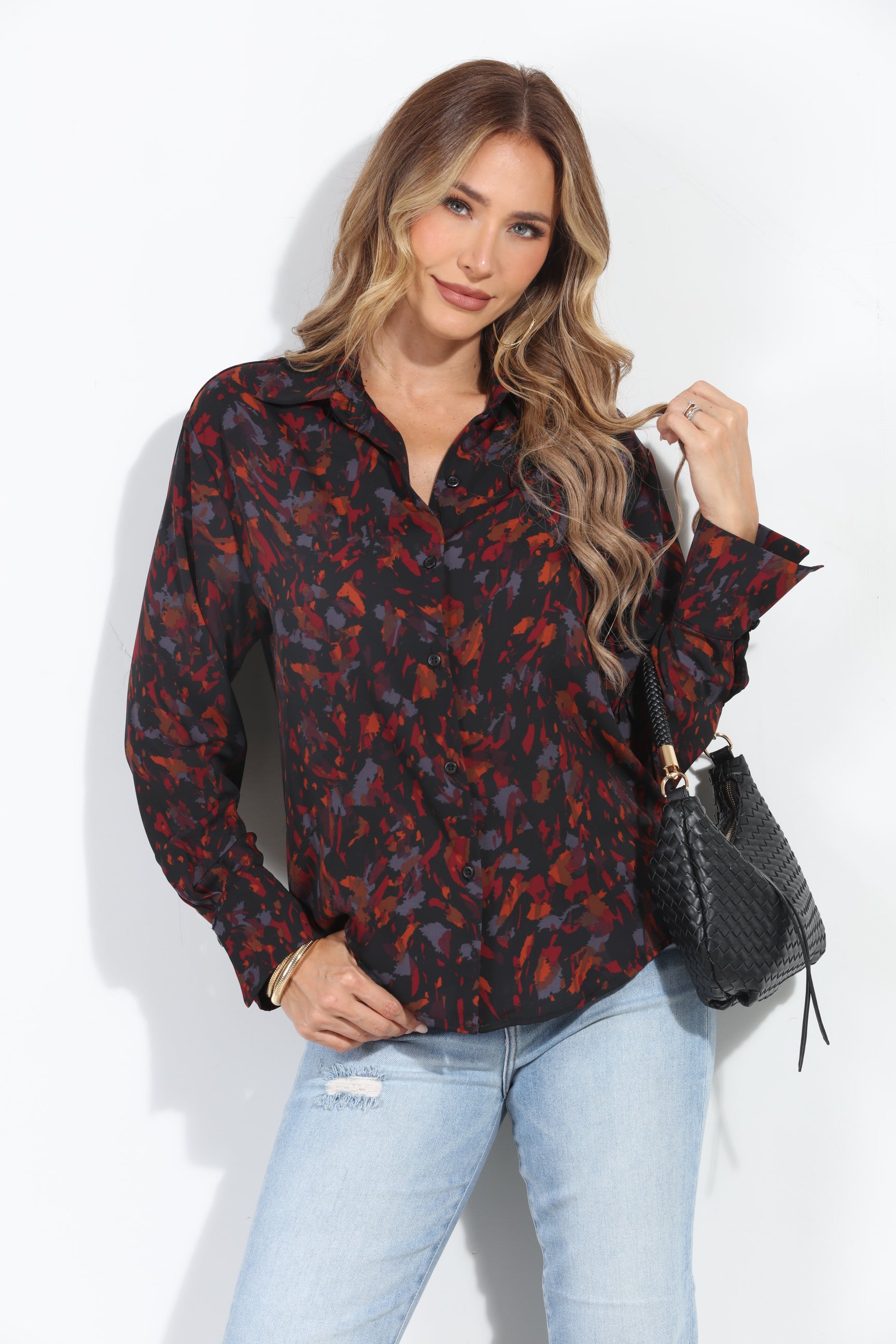 Galinda Politan Button Blouse-BEST SELLER