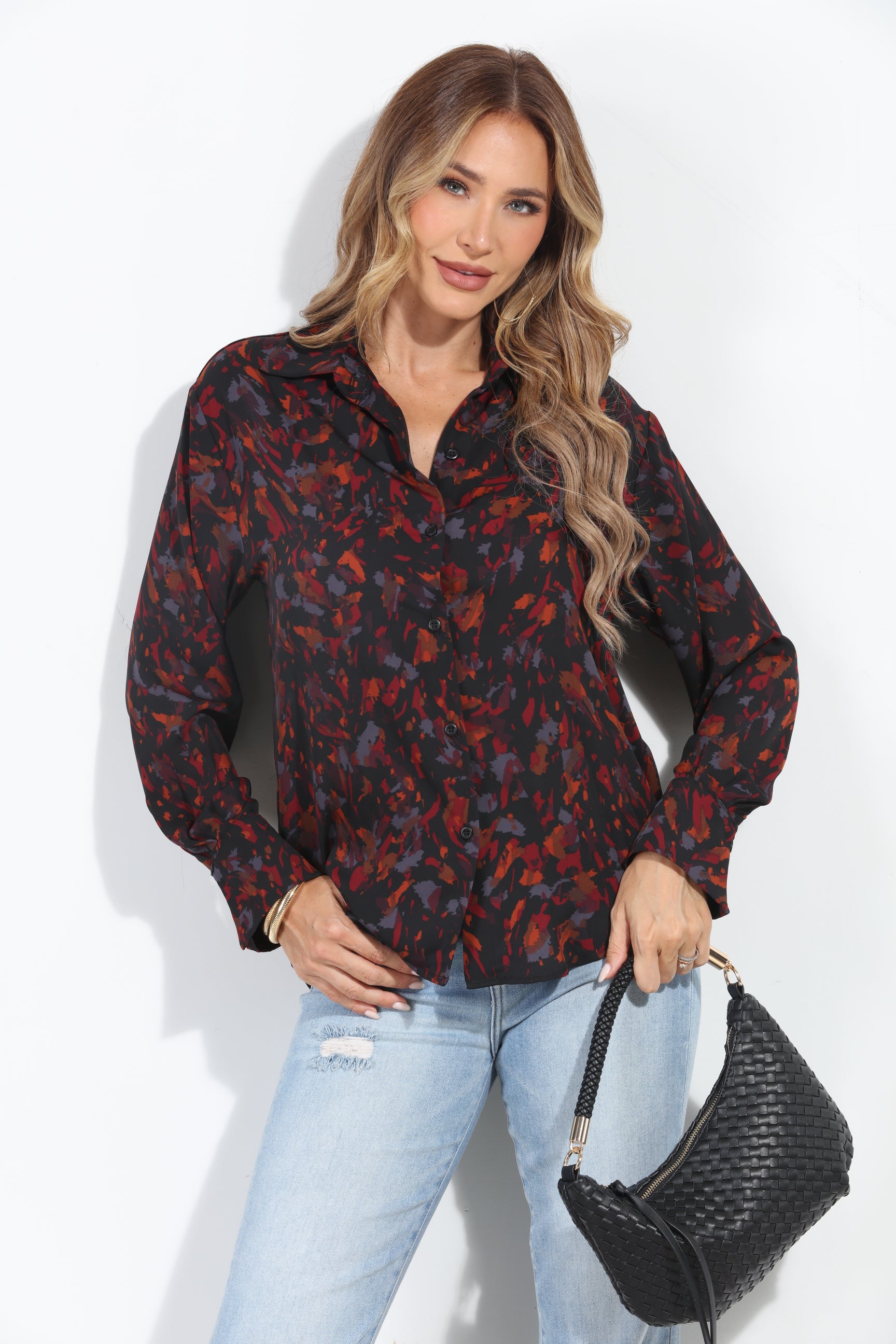 Galinda Politan Button Blouse-BEST SELLER