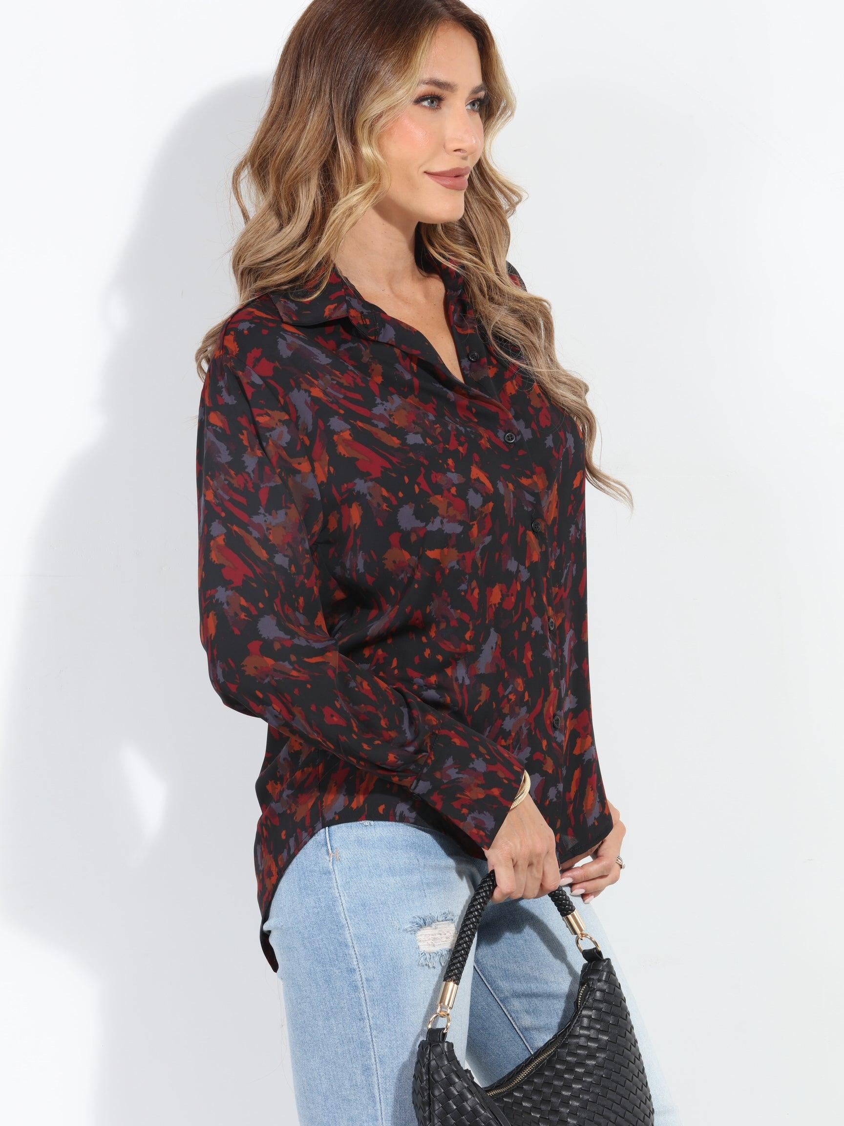 Galinda Politan Button Blouse-BEST SELLER