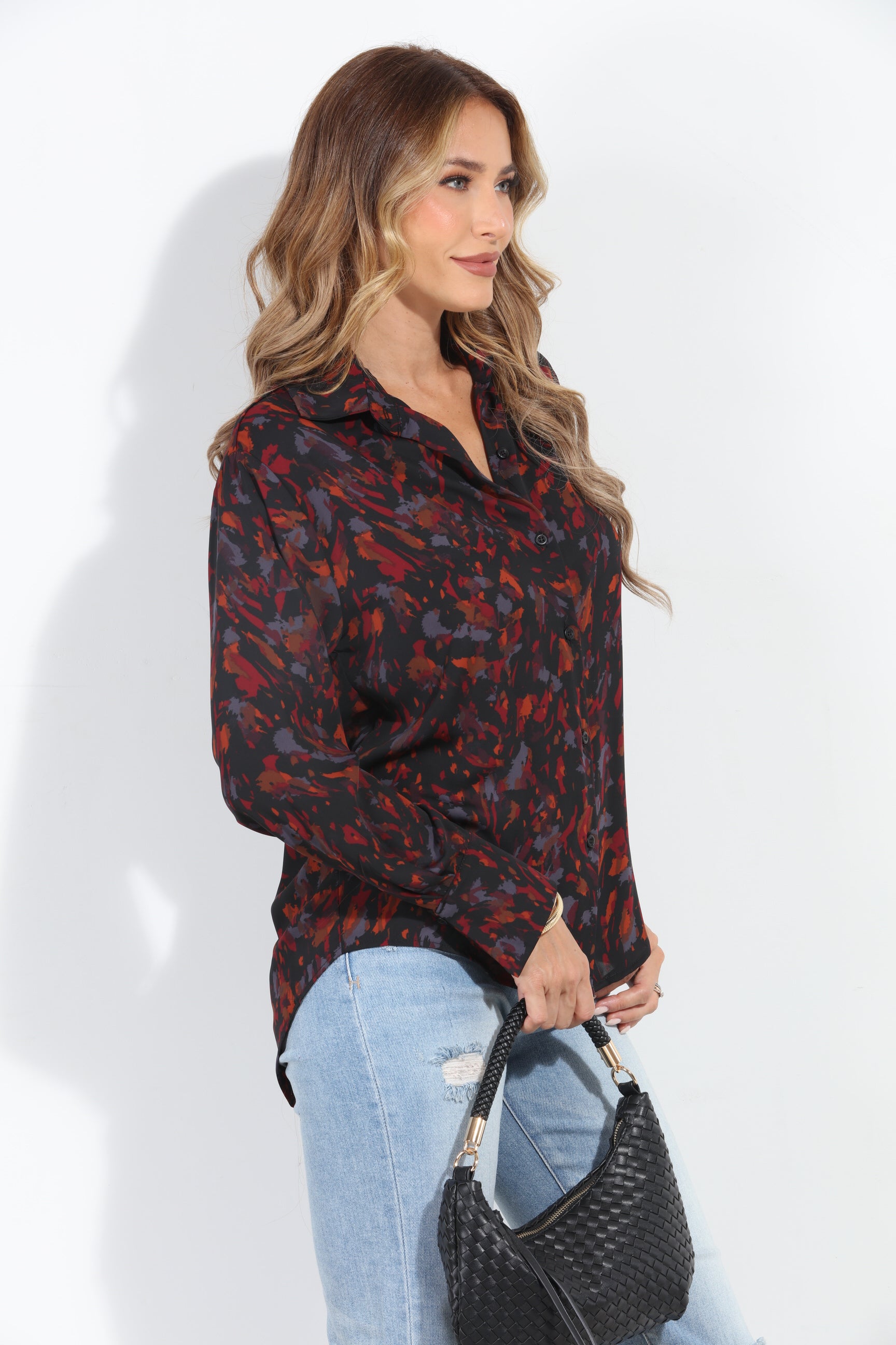 Galinda Politan Button Blouse-BEST SELLER