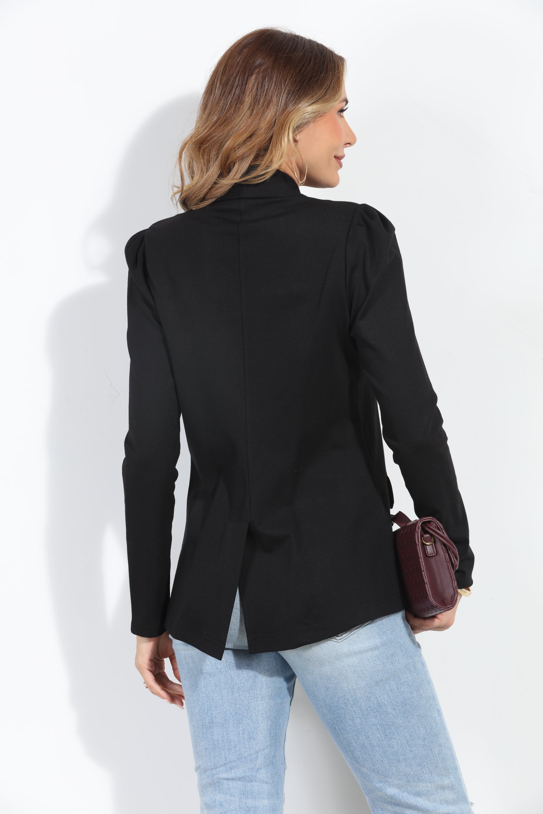 Kristi Black Ponti Blazer-BEST SELLER