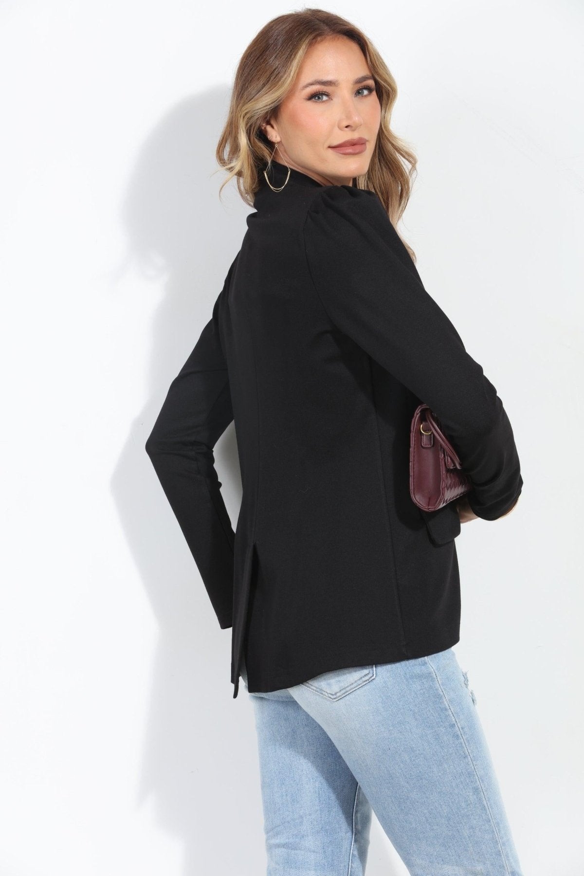 Kristi Black Ponti Blazer-BEST SELLER
