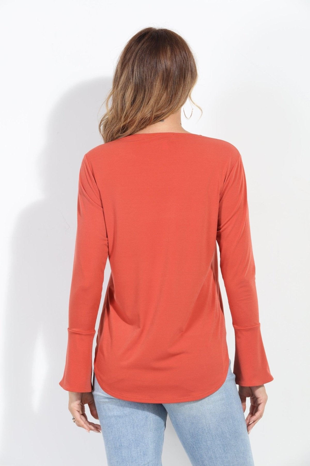 Rust Ity Surplice X Top-FINAL SALE