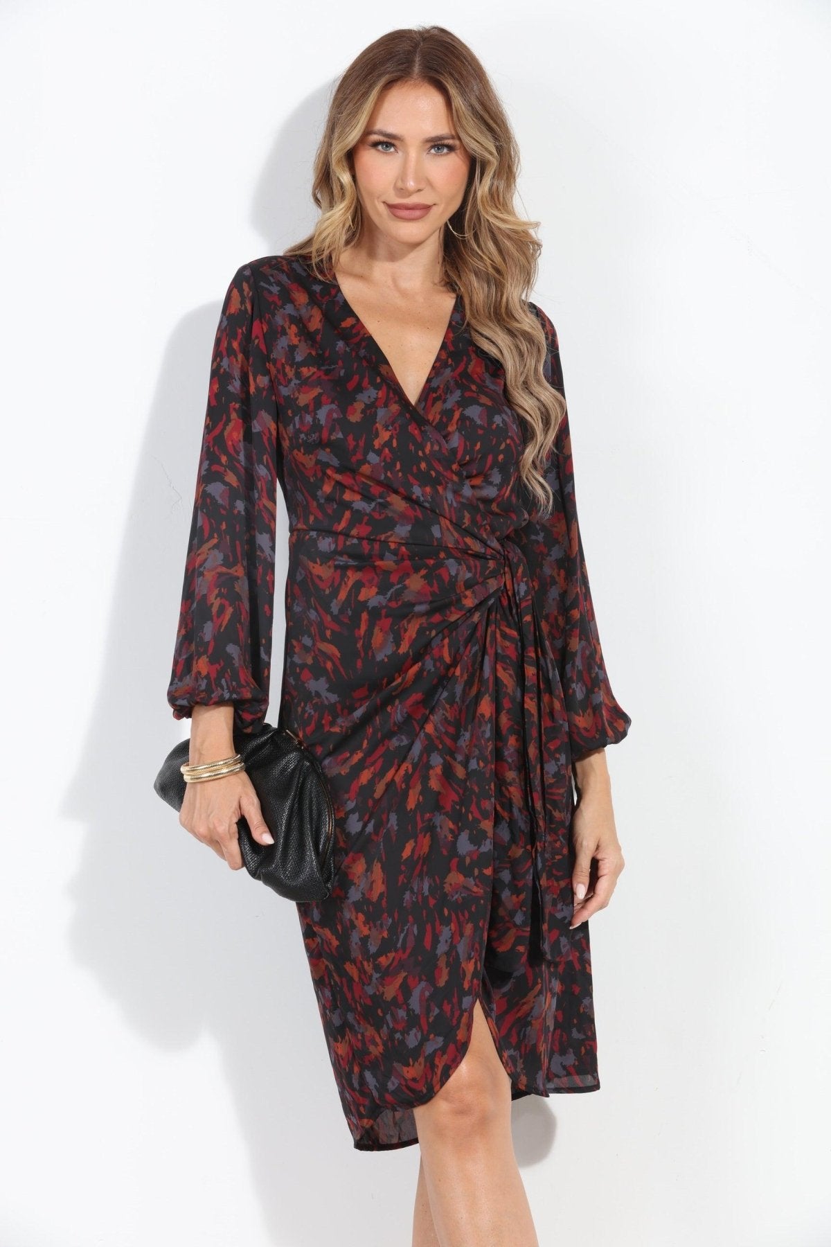 Galinda Woven Wrap Dress