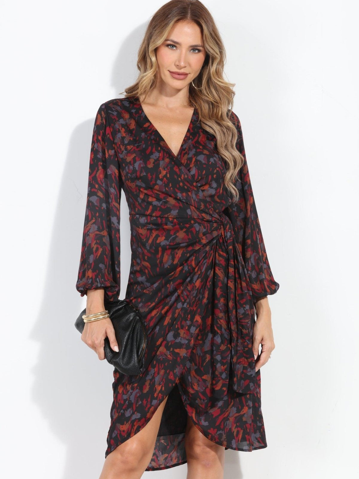 Galinda Woven Wrap Dress