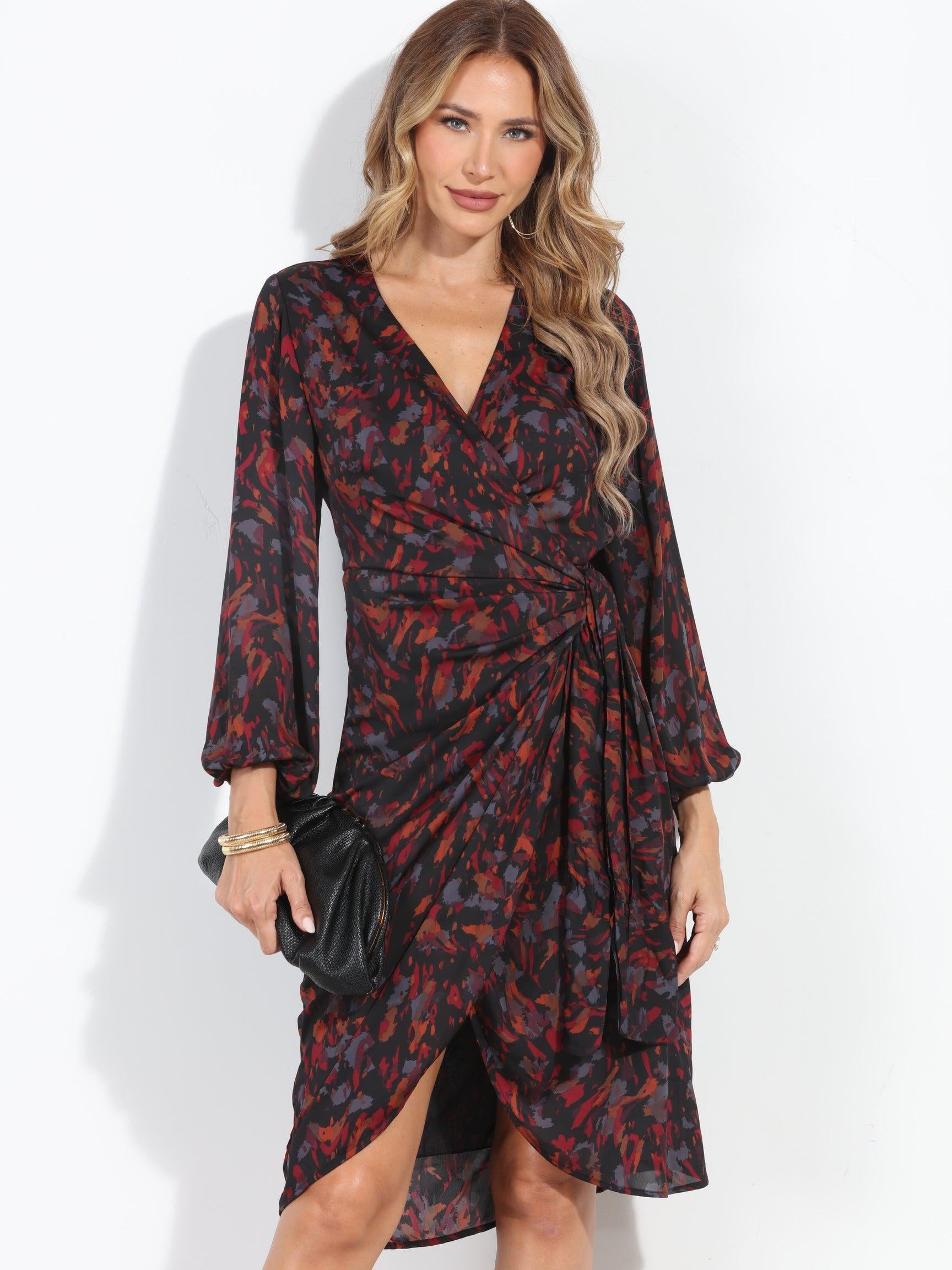 Galinda Woven Wrap Dress