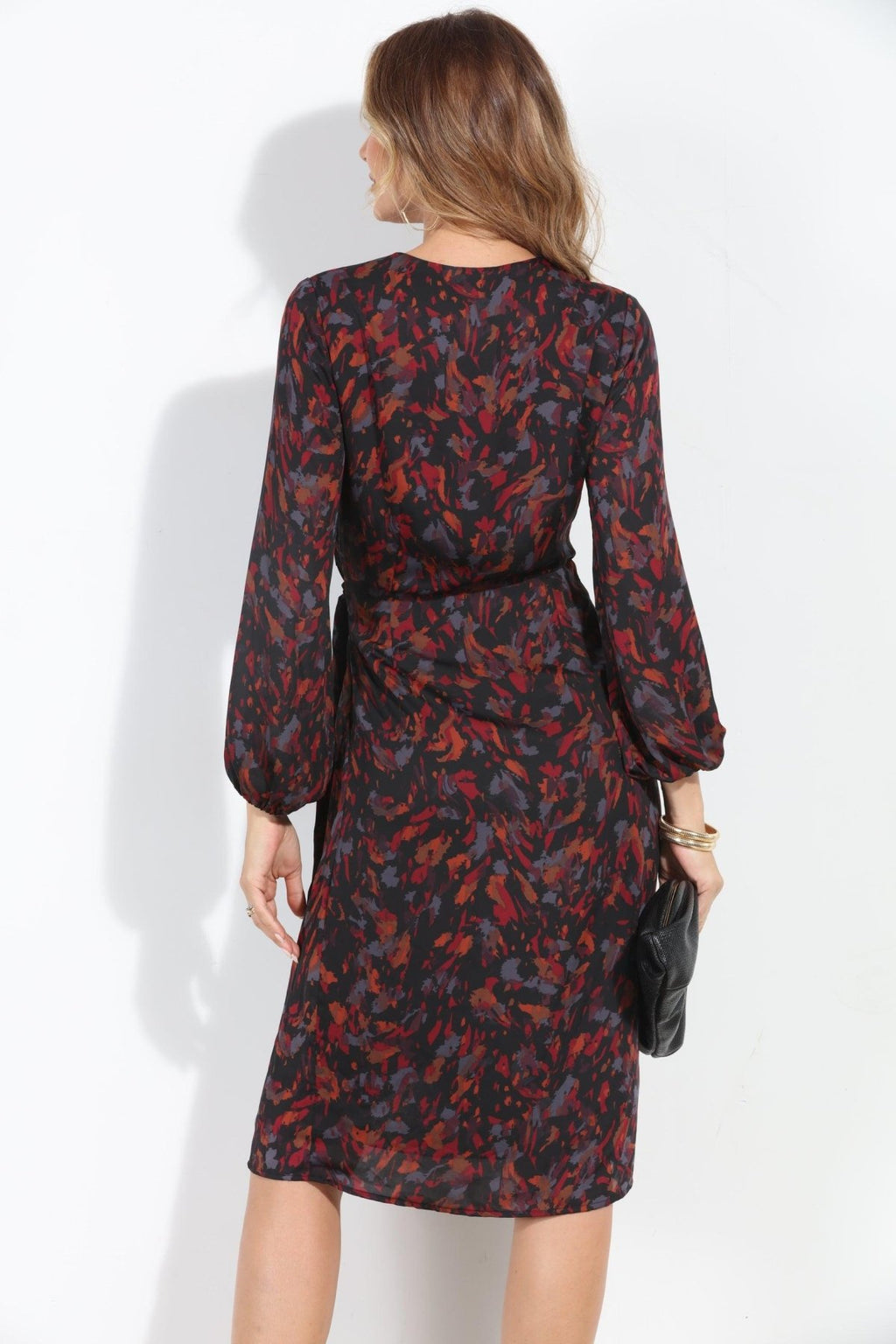 Galinda Woven Wrap Dress-FINAL SALE