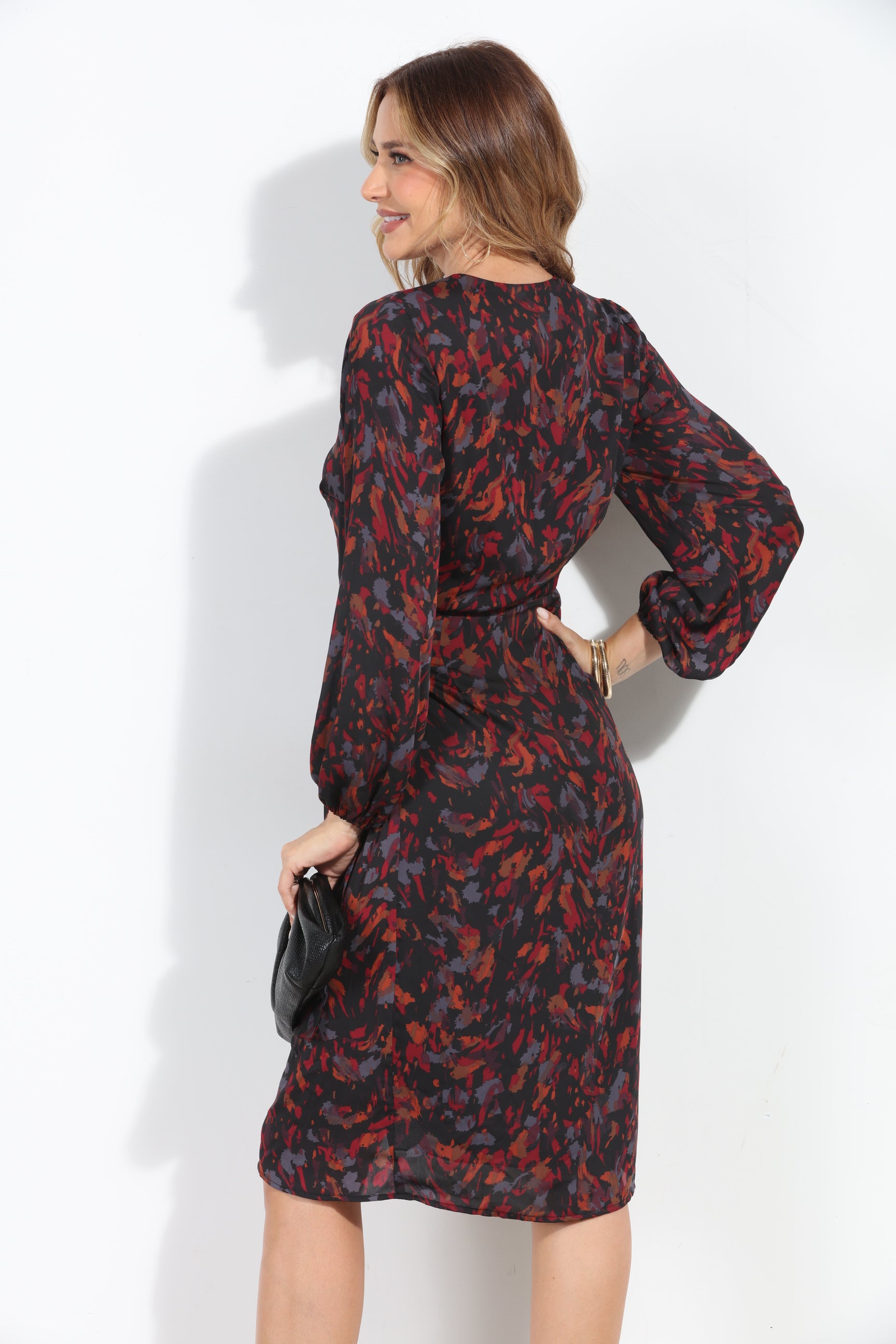 Galinda Woven Wrap Dress