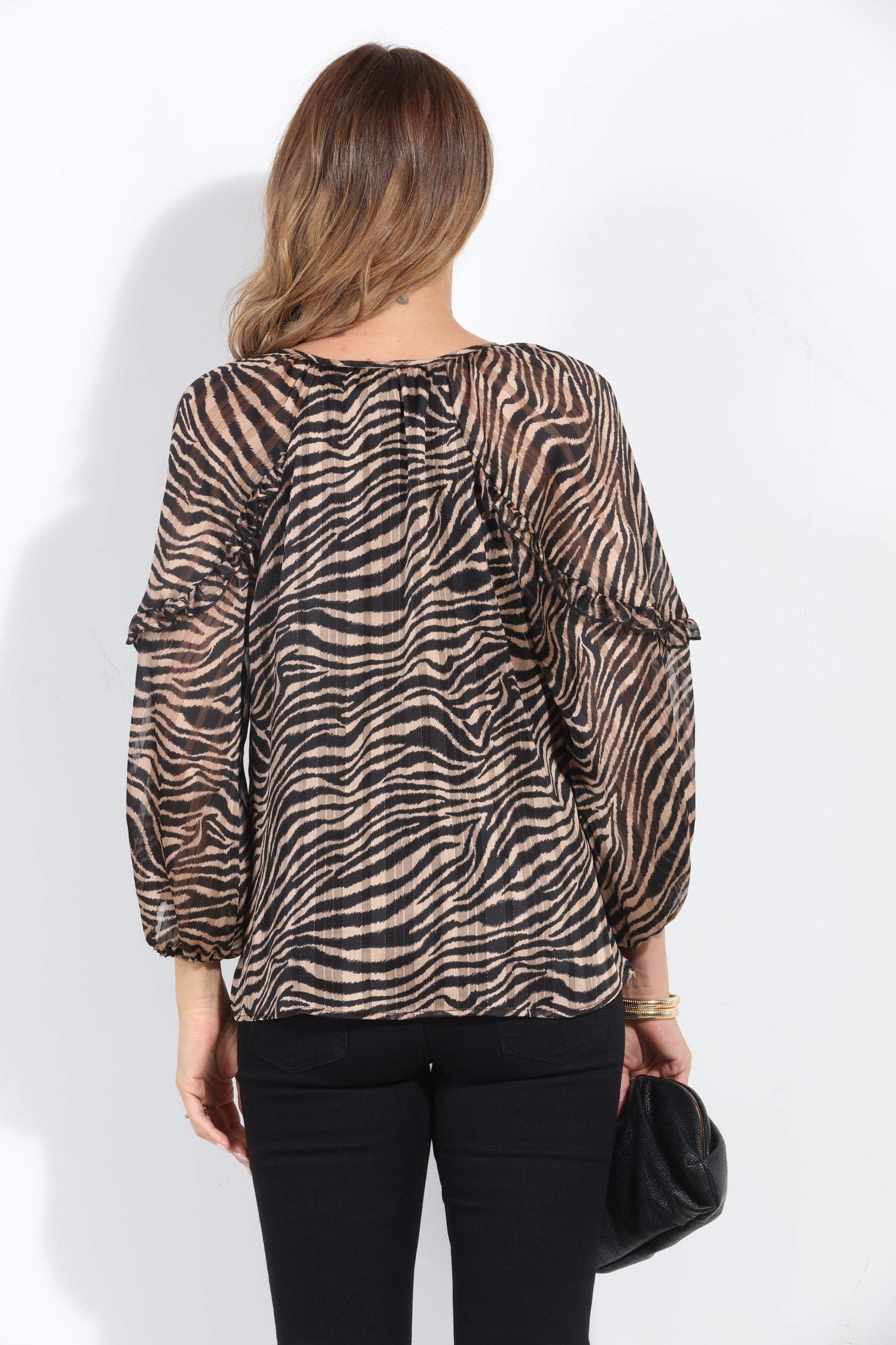 Brooke Ruffle Chiffon Blouse