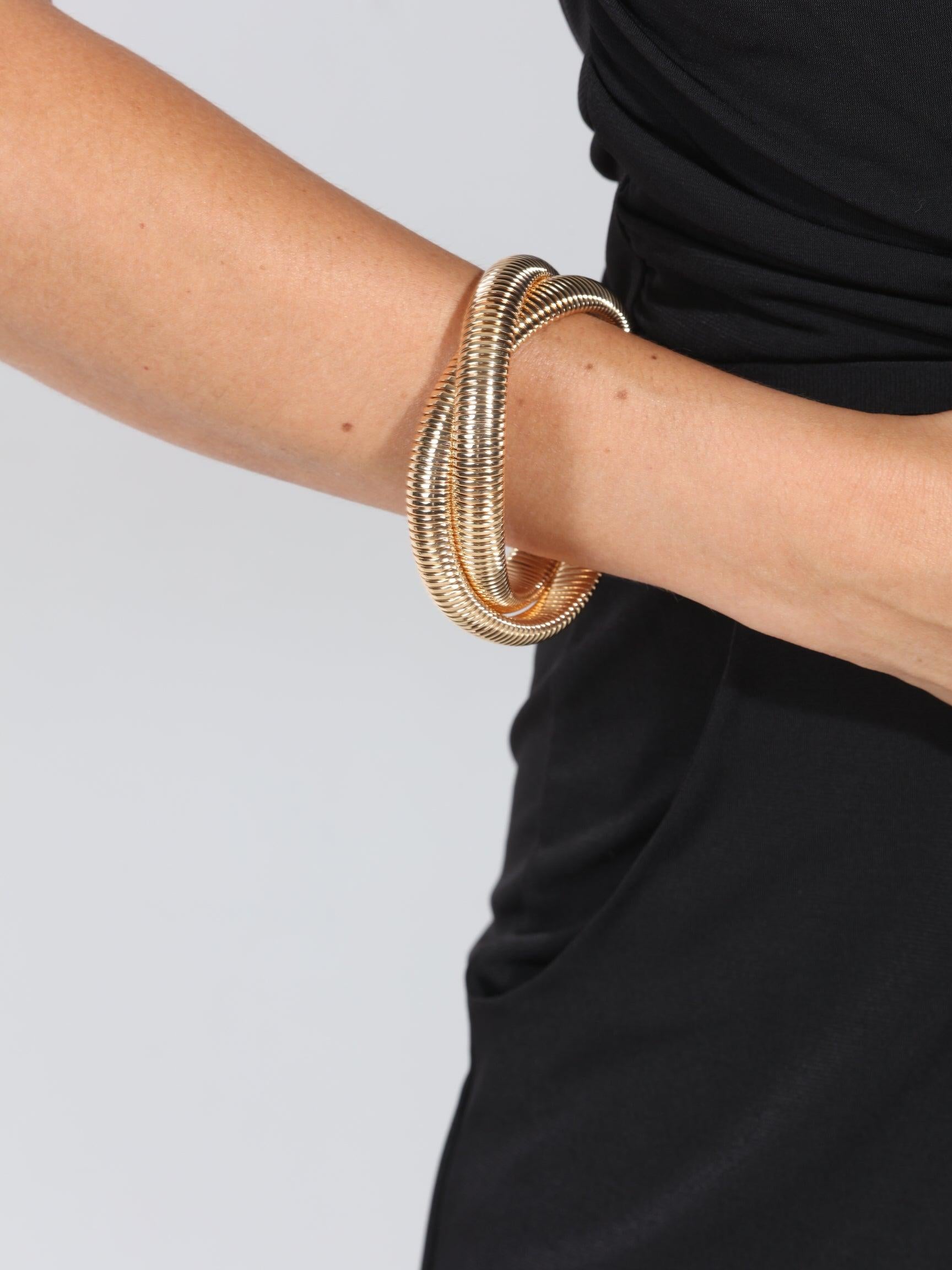 Gold Intertwined Bracelet-BEST SELLER