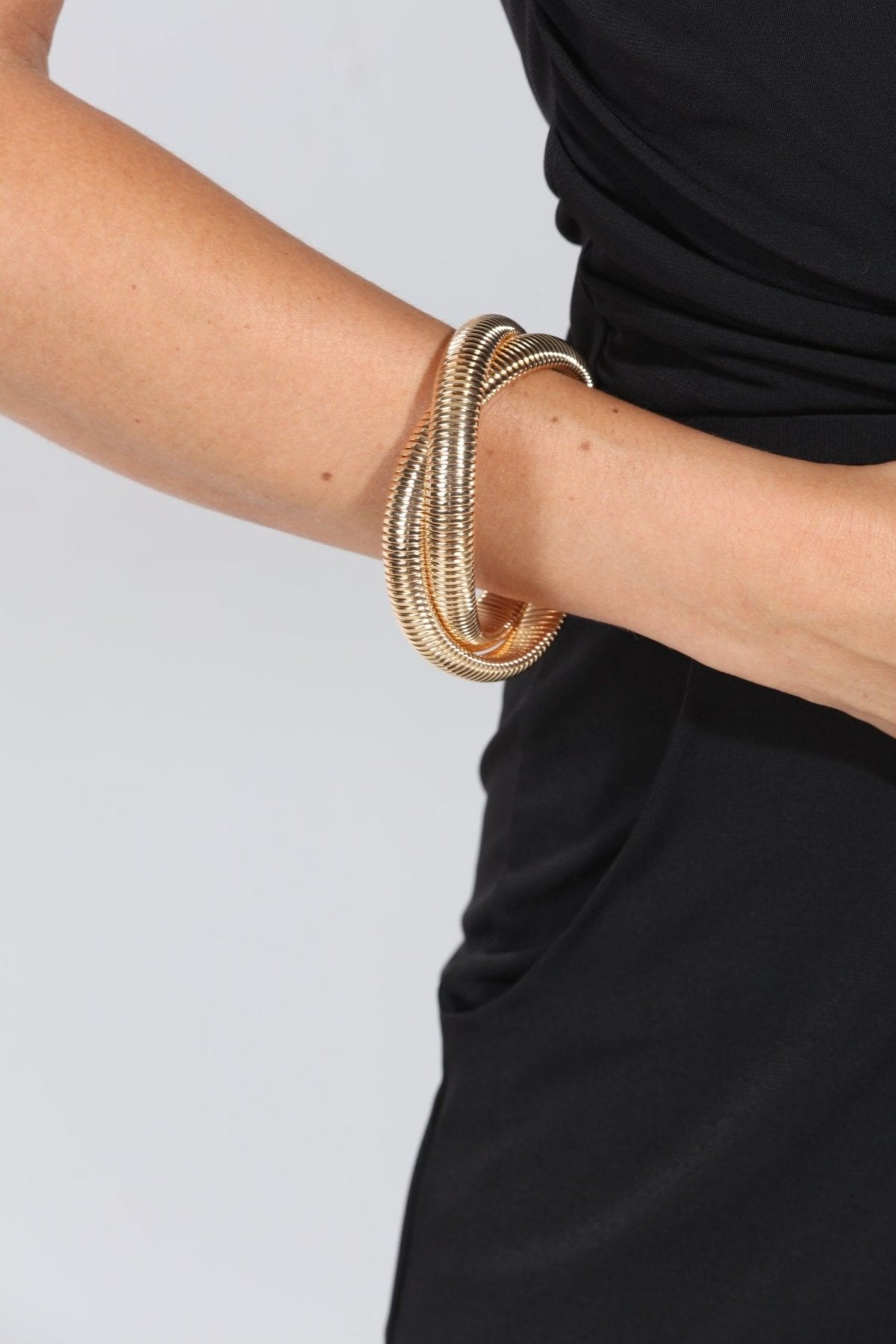 Gold Intertwined Bracelet-BEST SELLER