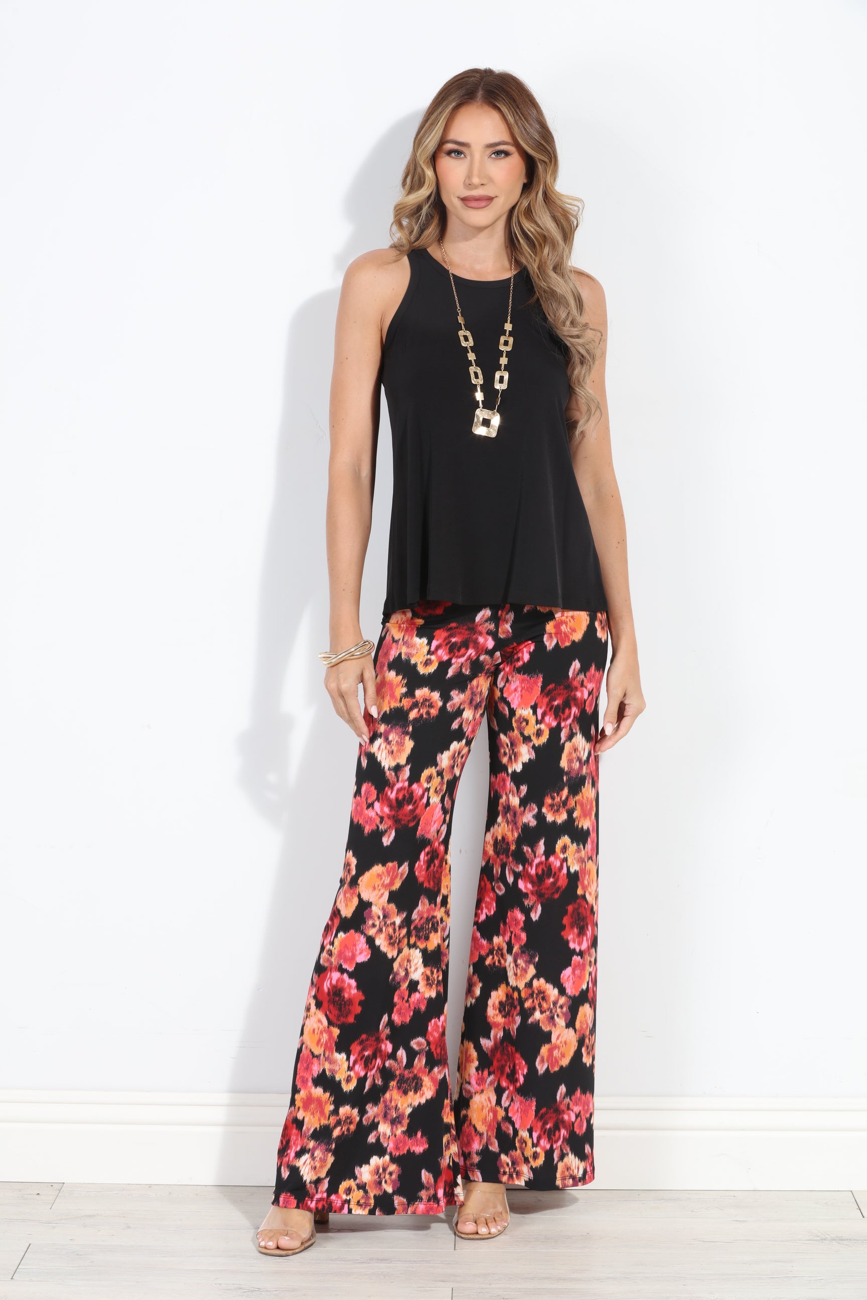 Olga Wide Leg Stretch Pants