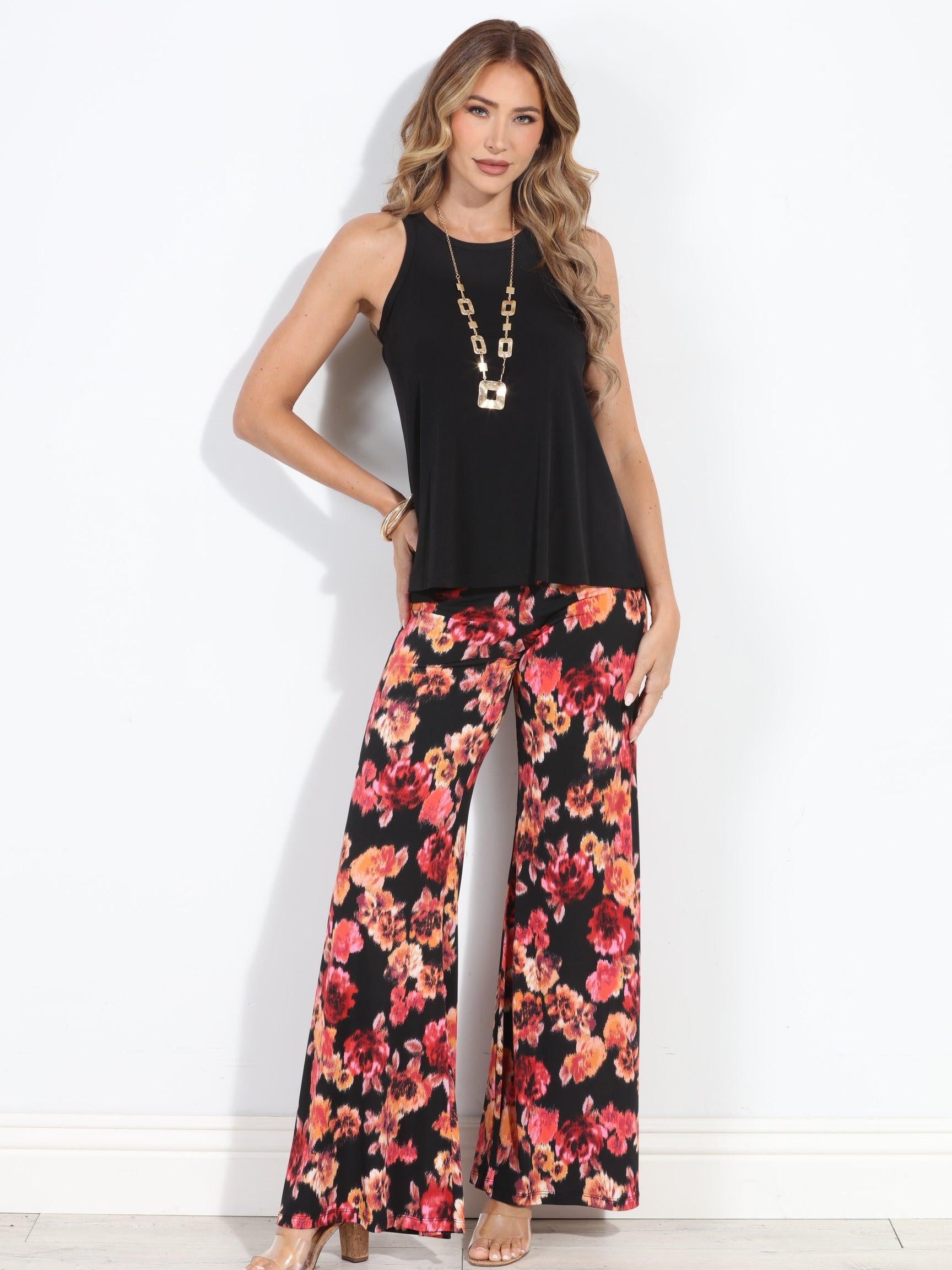 Olga Flare Leg Stretch Pants
