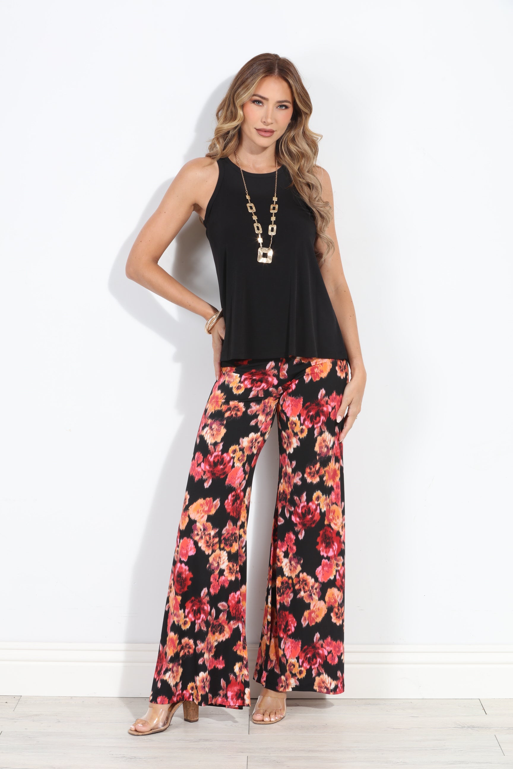 Olga Wide Leg Stretch Pants