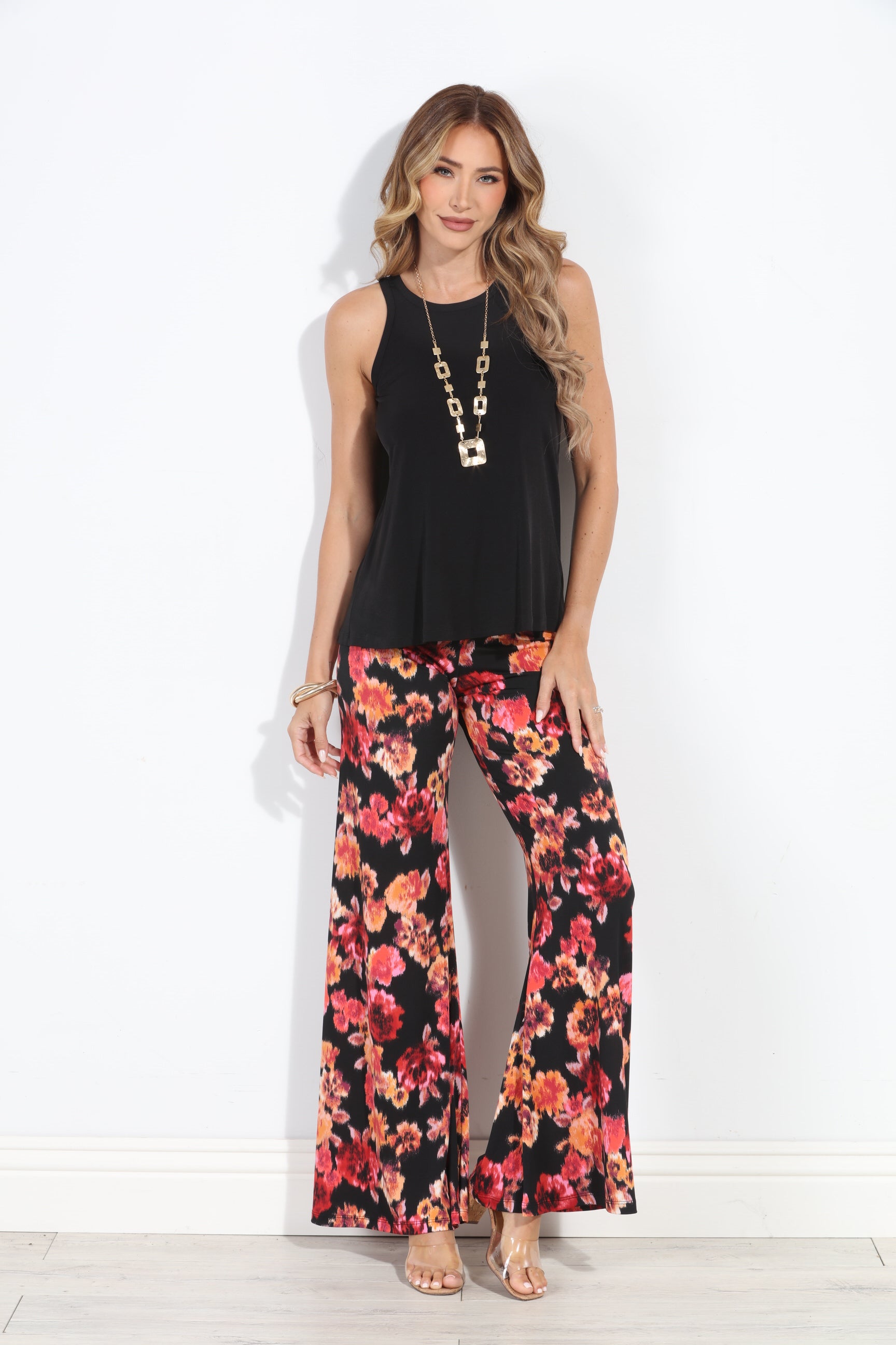 Olga Wide Leg Stretch Pants