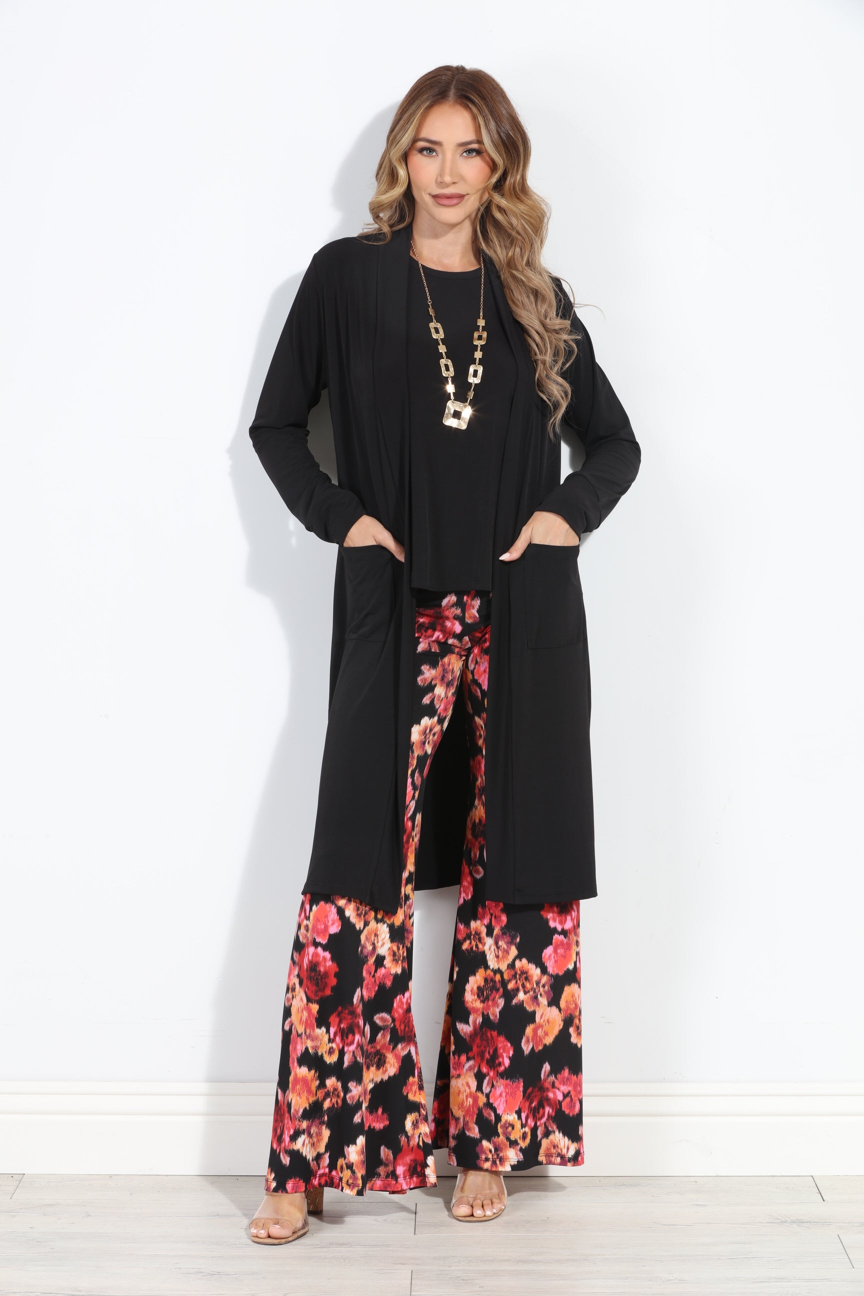 Olga Wide Leg Stretch Pants