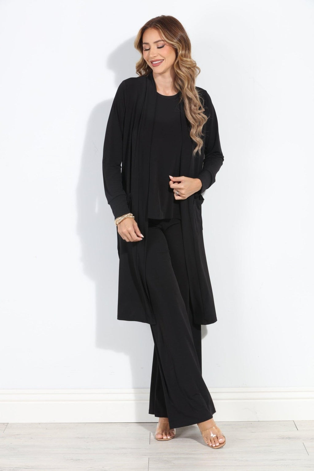 Black Relaxed Lux Cardigan-BEST SELLER