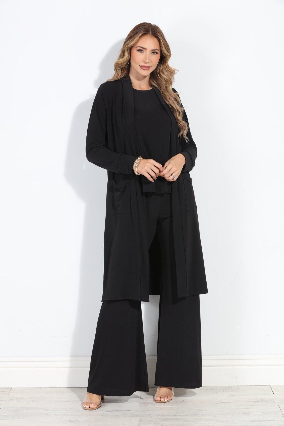 Black Relaxed Lux Cardigan-BEST SELLER