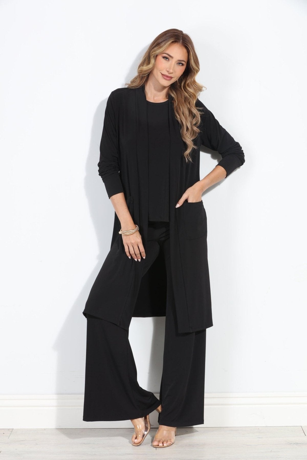 Black Relaxed Lux Cardigan-BEST SELLER