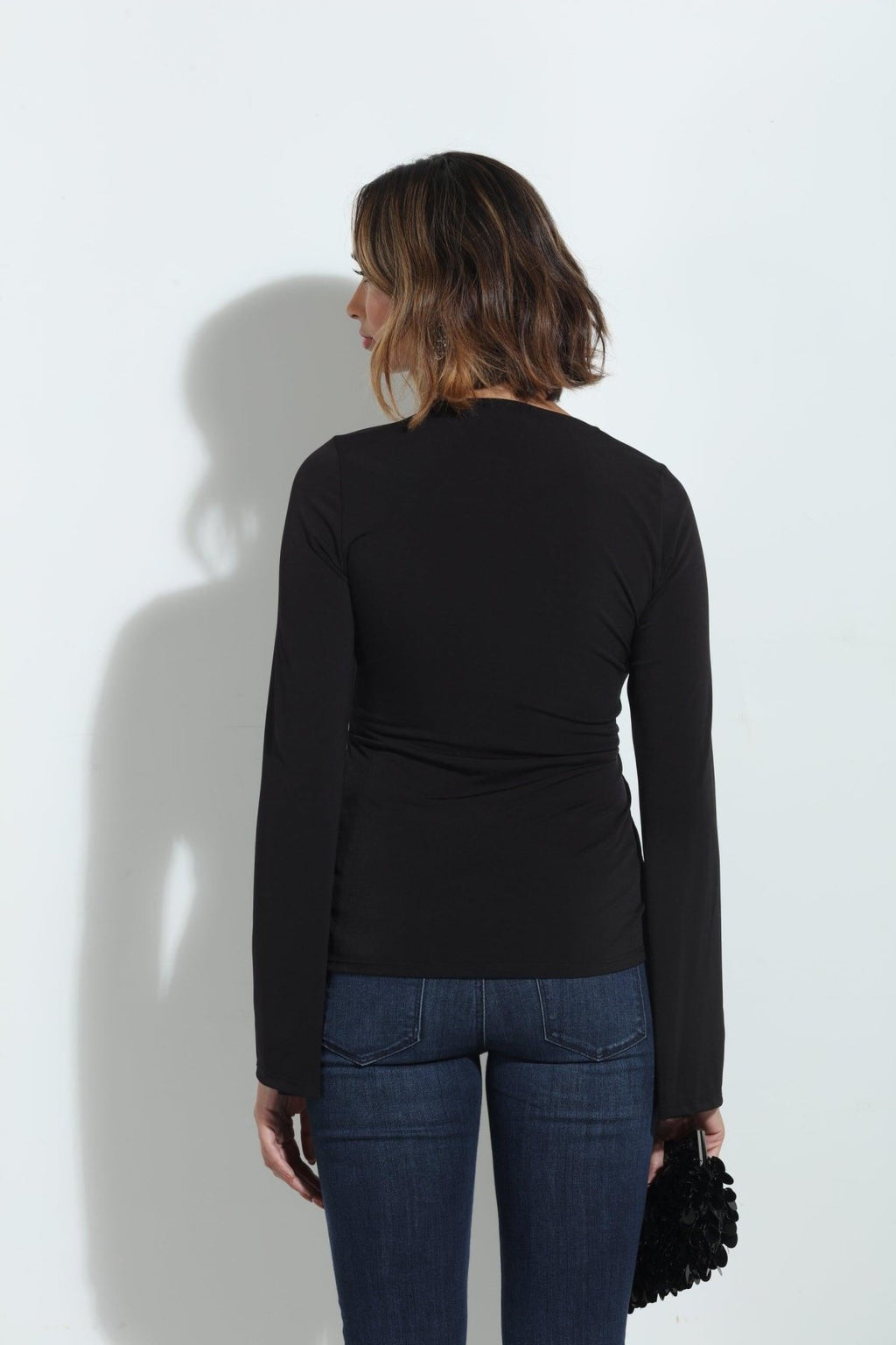 Black Bell Sleeve Top-BEST SELLER